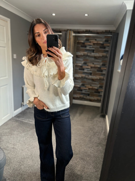 Ruffle Detail Jumper