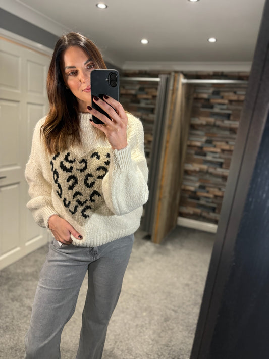 Chunky Heart Jumper