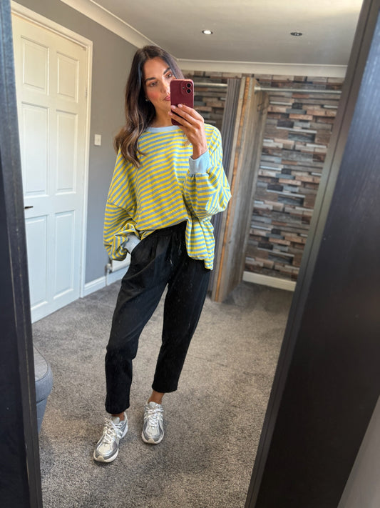 Stripe Slub Sweater