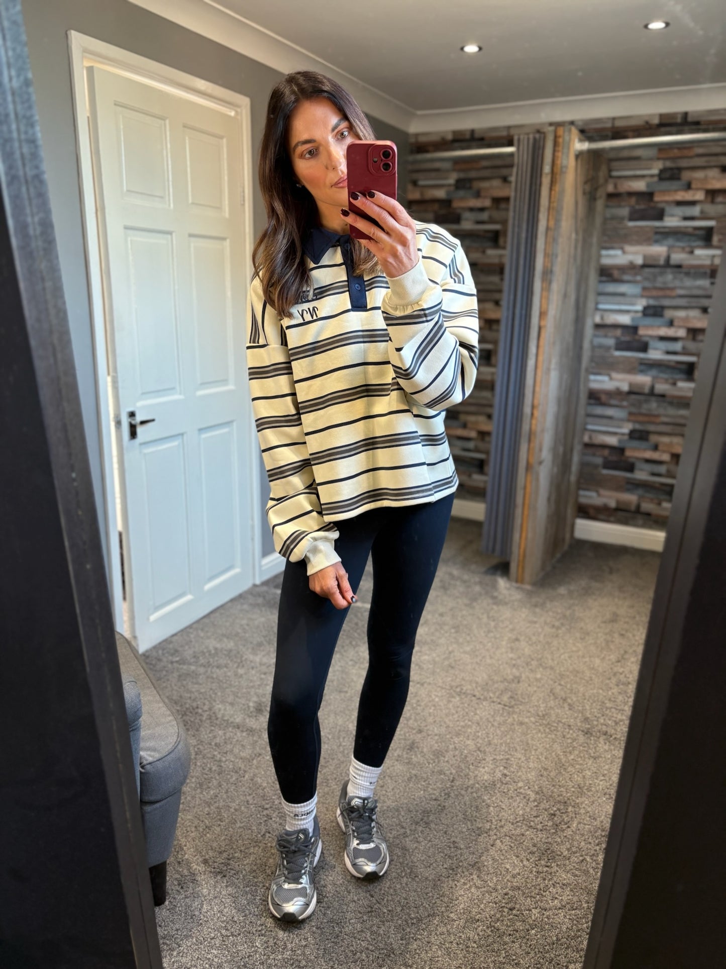 Stripe Rugby Sweater