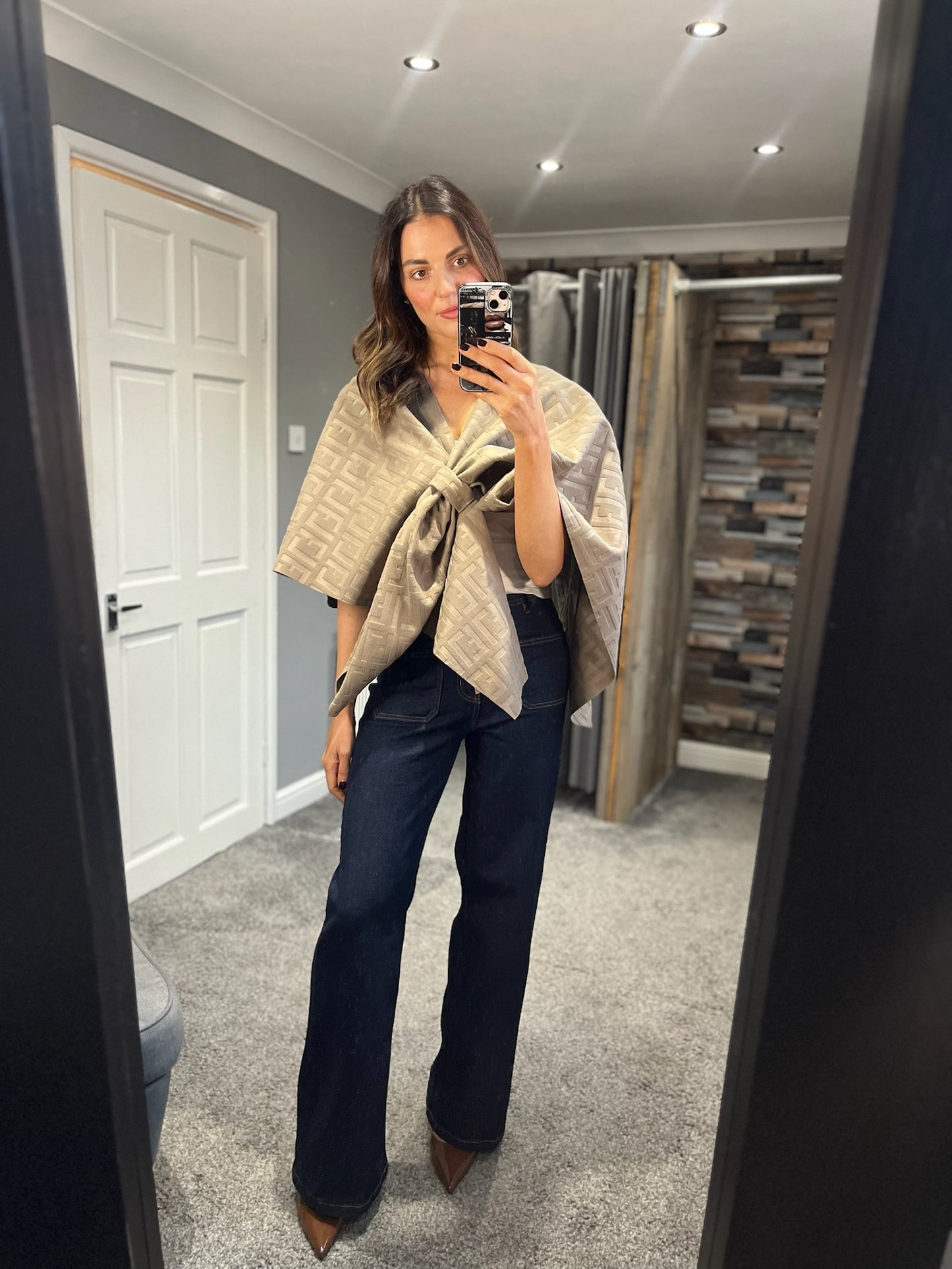 Designer inspired Wrap Cape