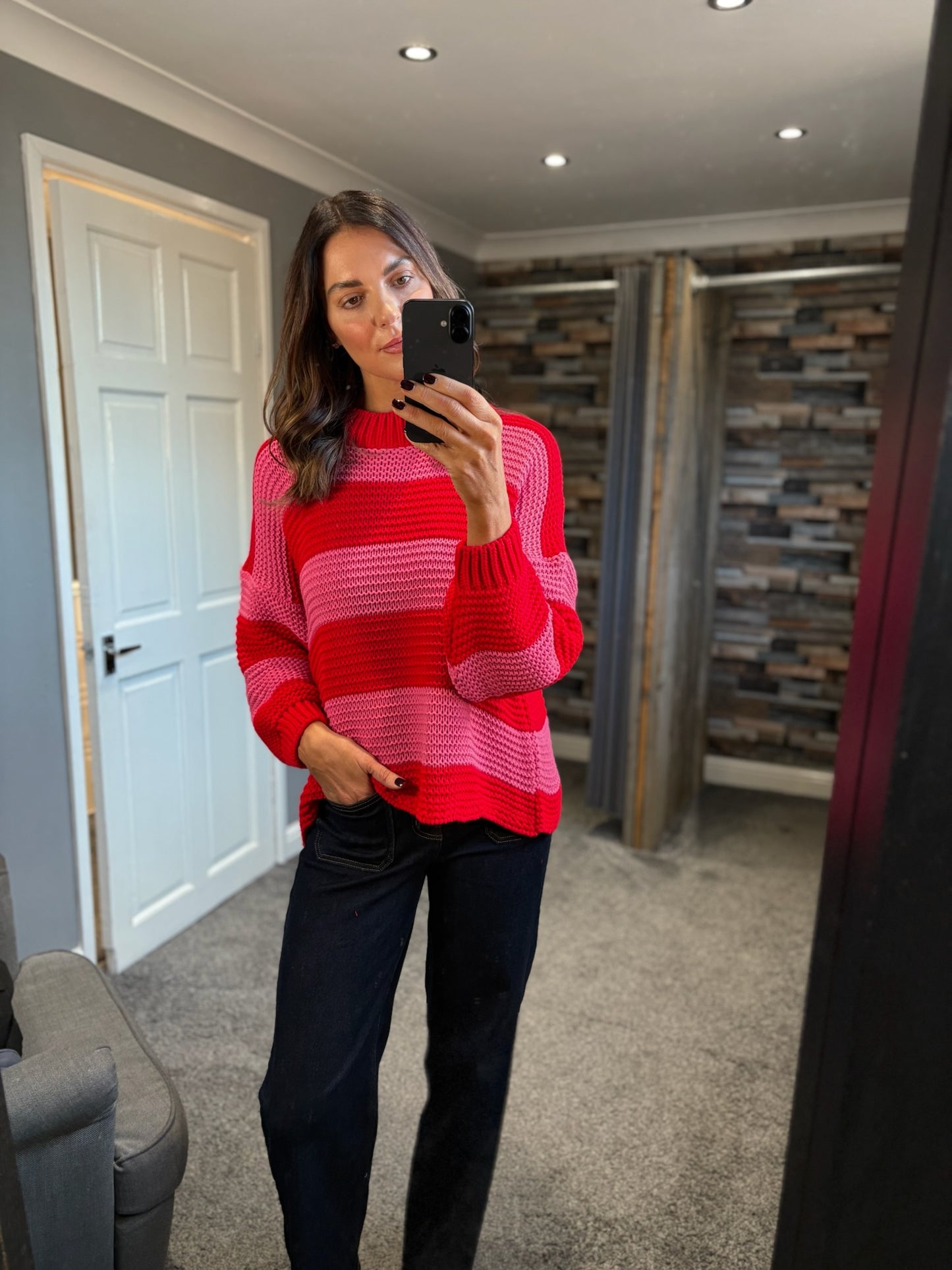 Stripe Chunky Jumper
