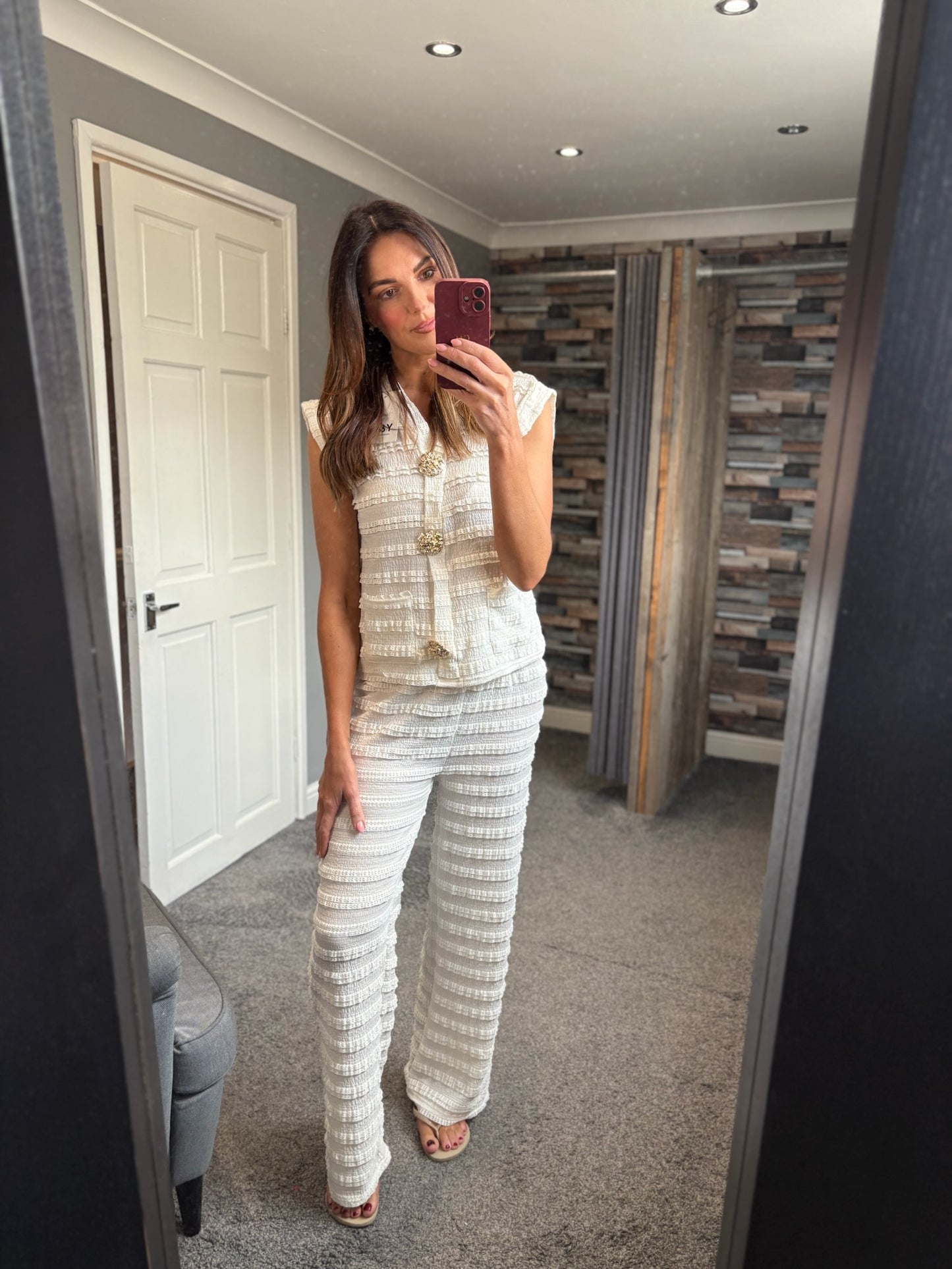 Frill Button Coord