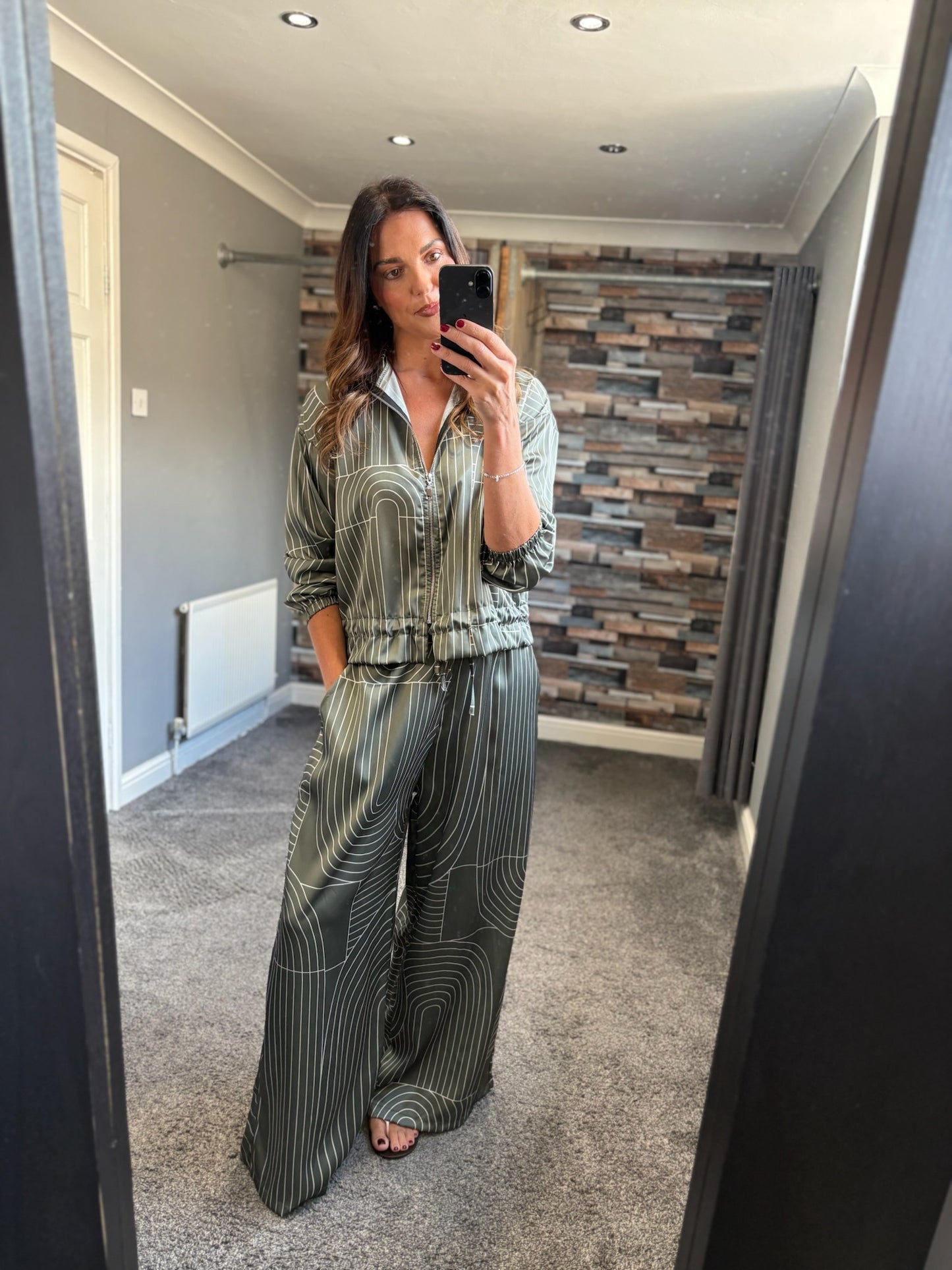 Geo Print Silky Coord