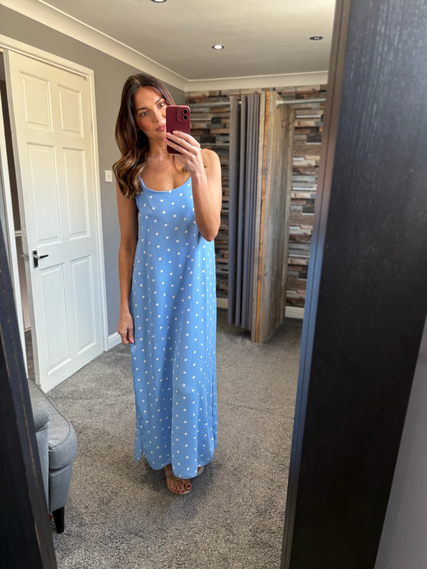 Spotty Slip Dress