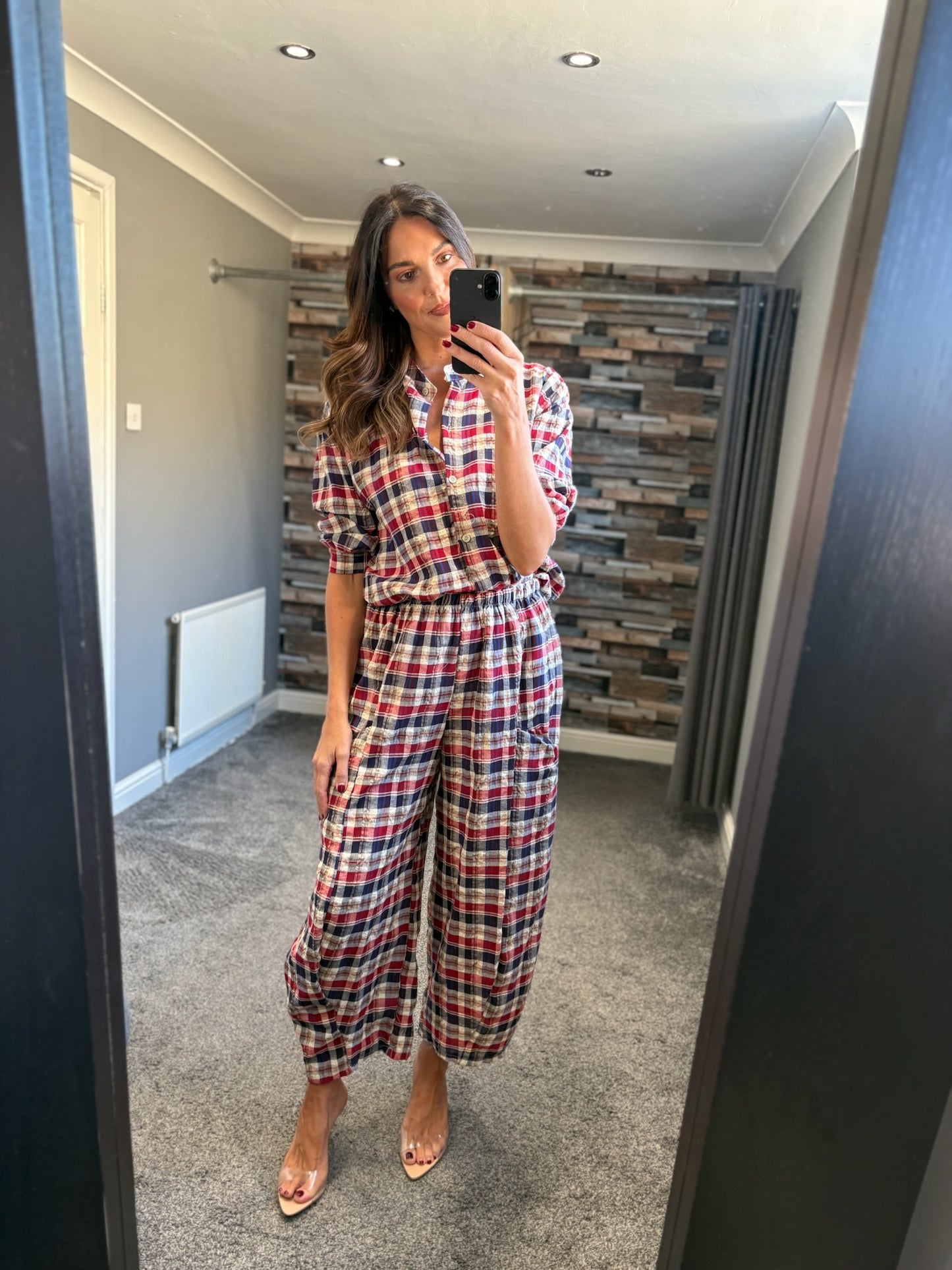 Autumn Gingham Trousers
