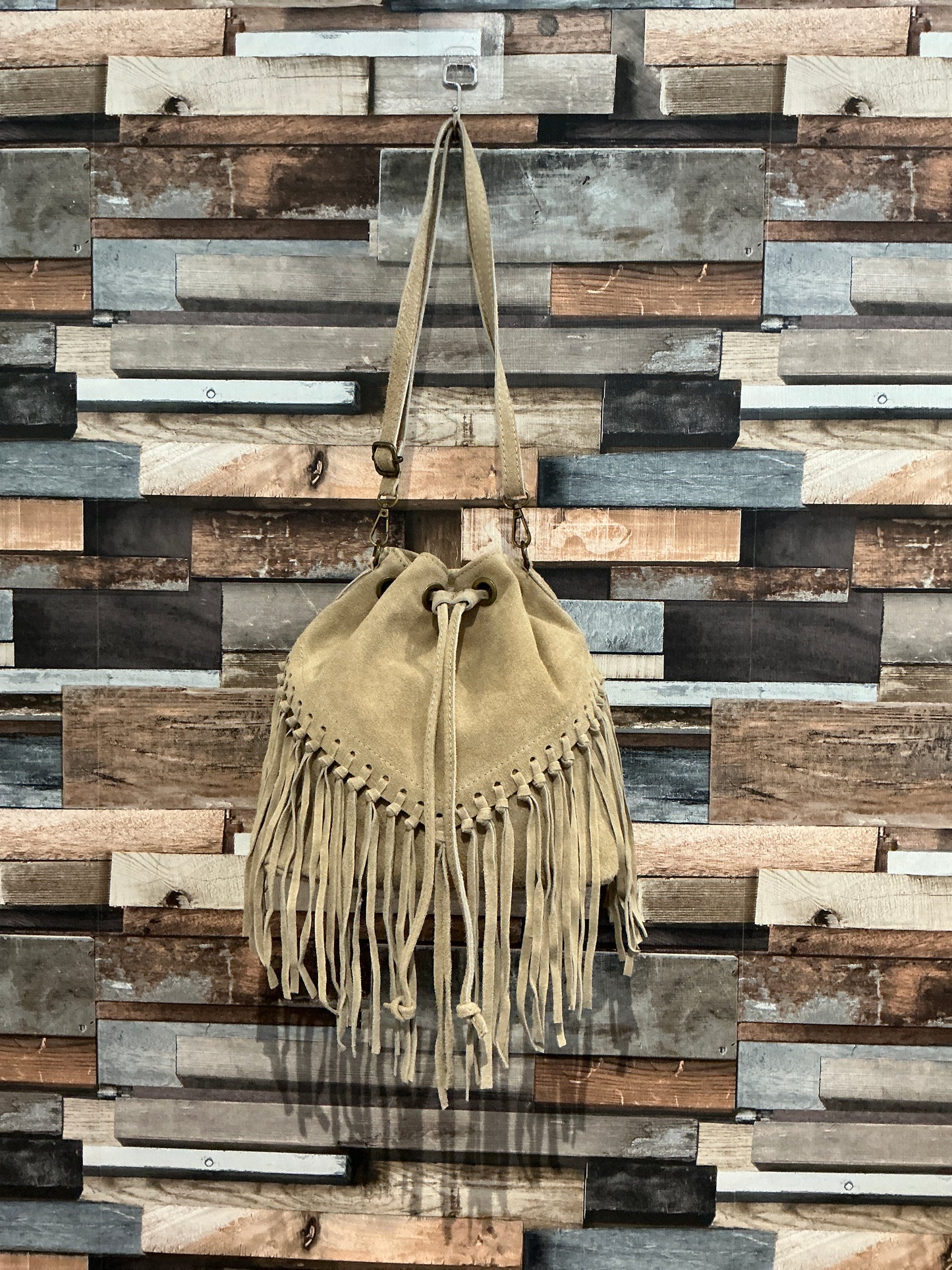 Suede Tassel Bag