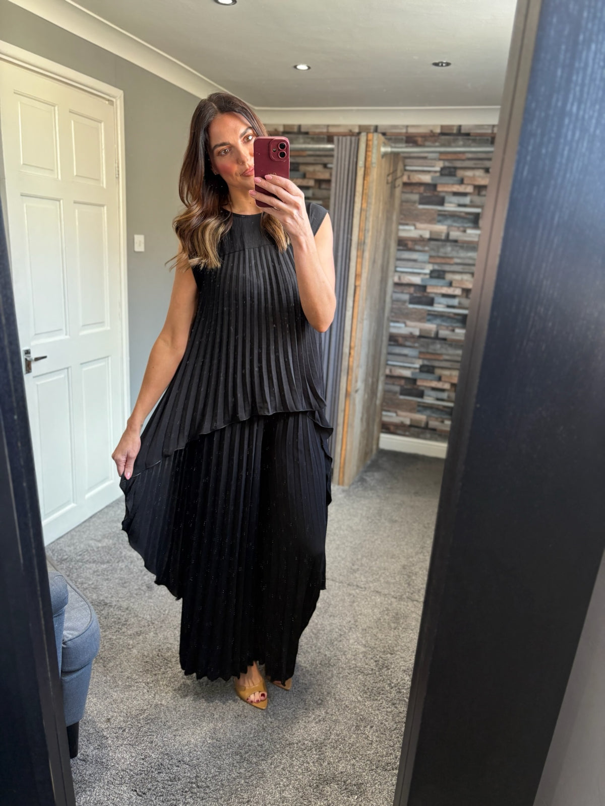 Pleated Coord