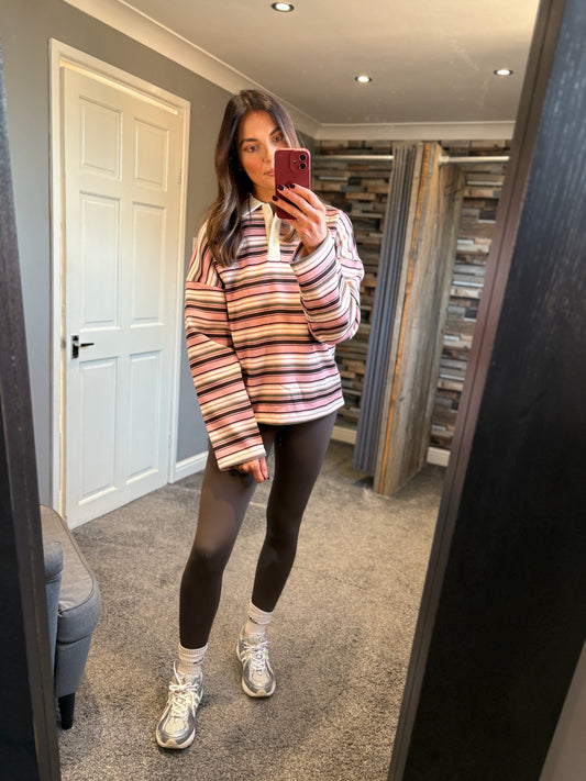 Stripe Rugby Sweater