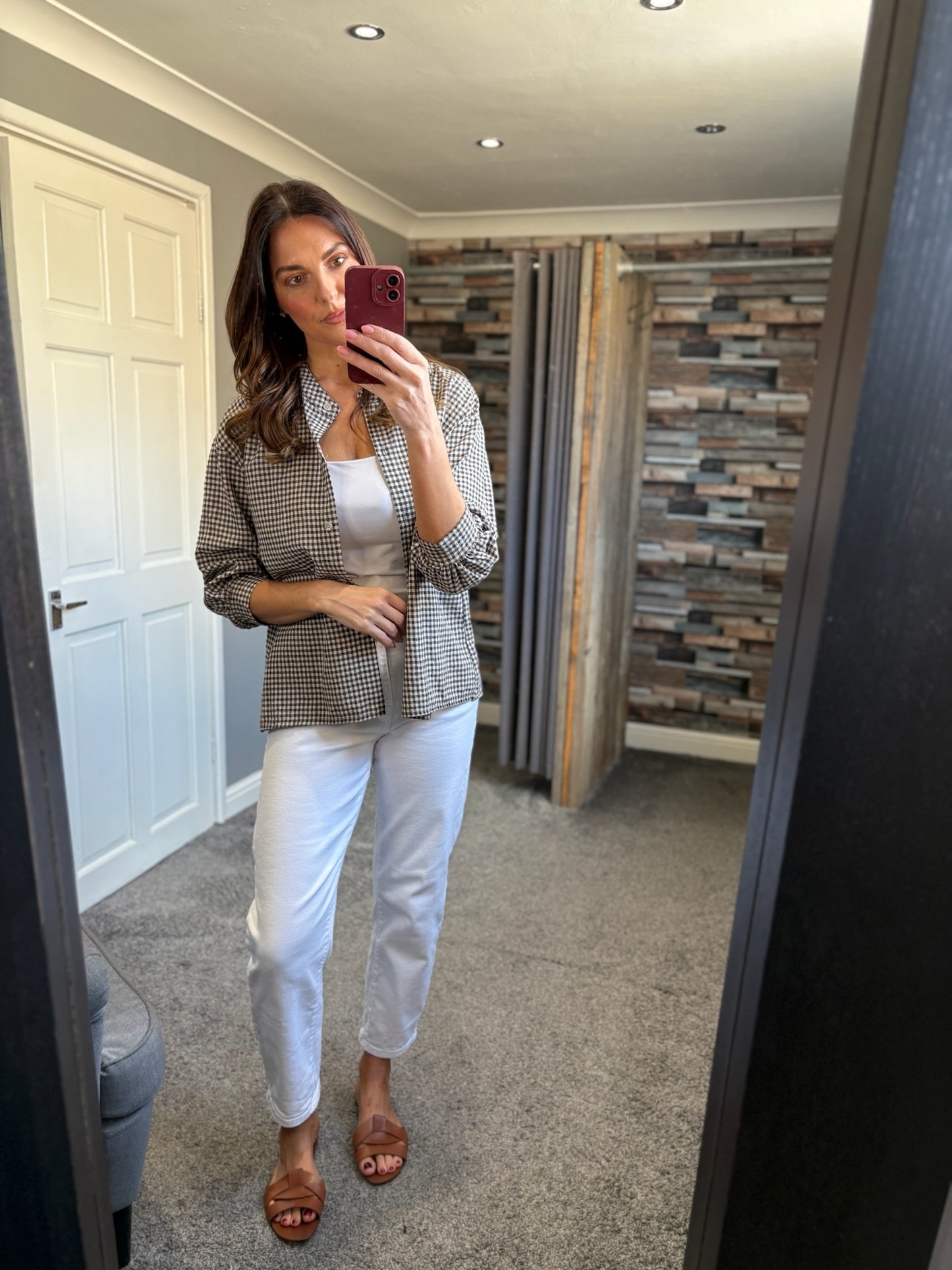 Gingham Blouse