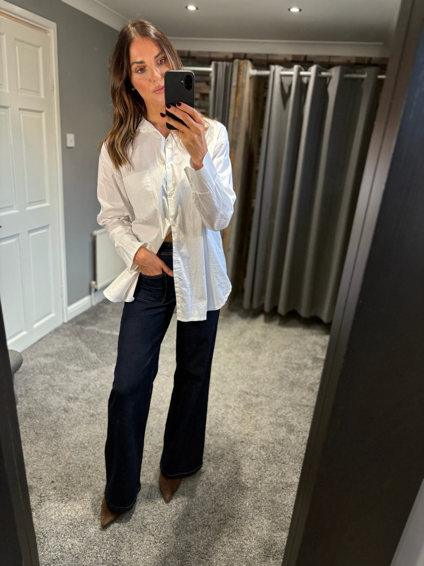 Classic White Layering Shirt