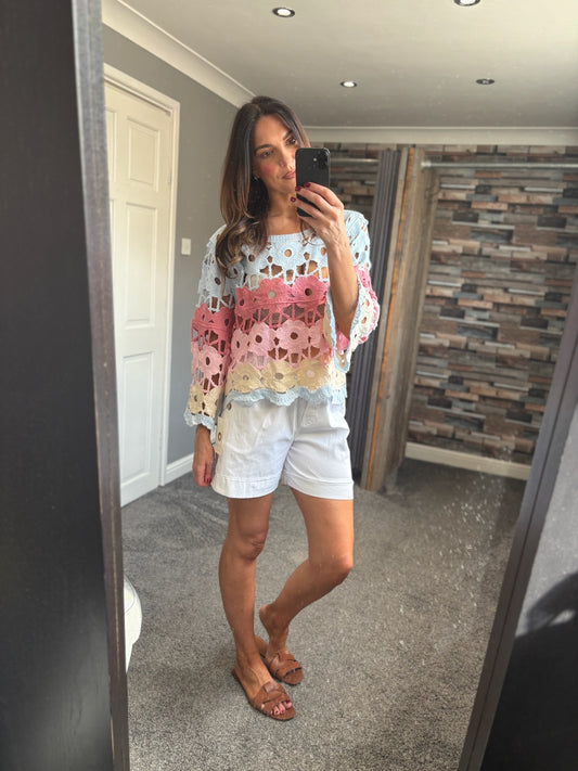Crochet Brights Top