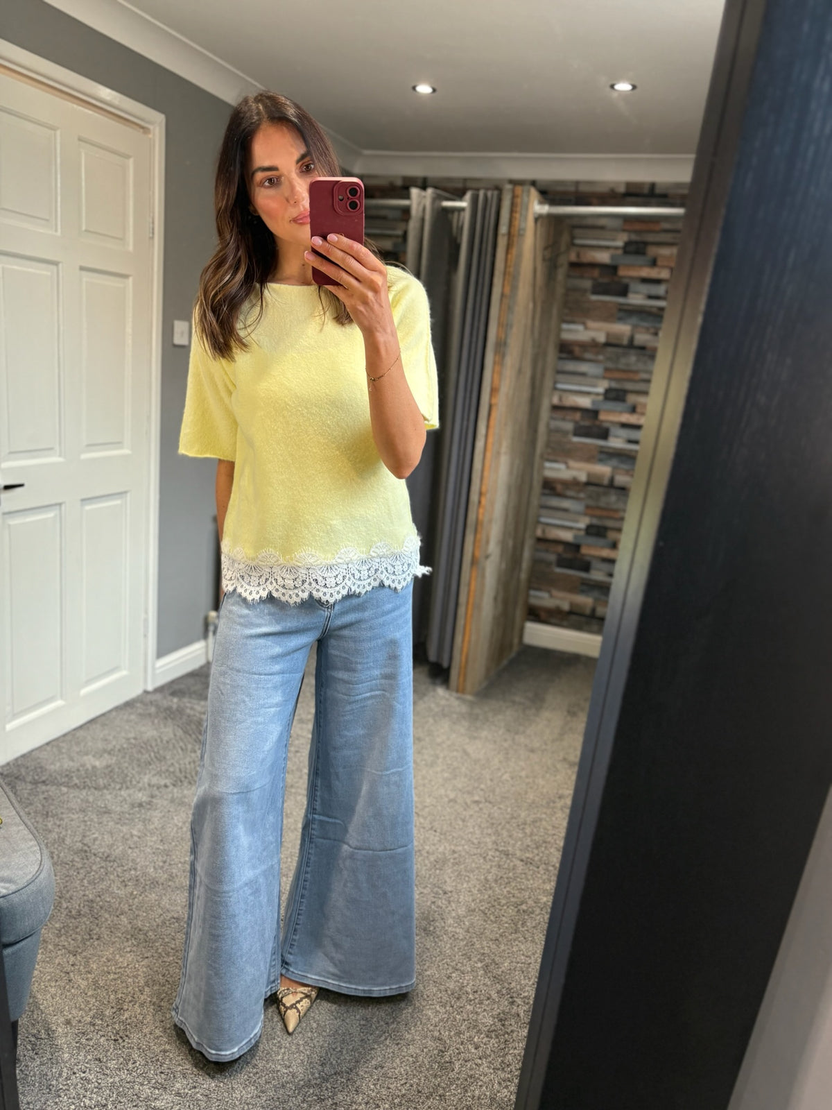 Lace Trim Knit