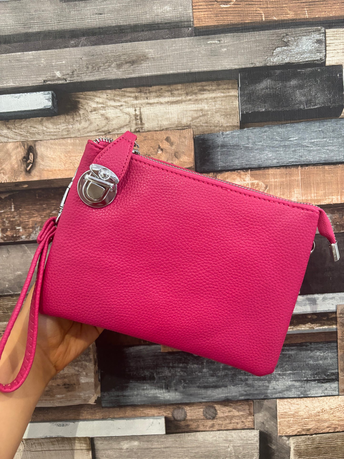 Padlock Crossbody Bag/Wristlet