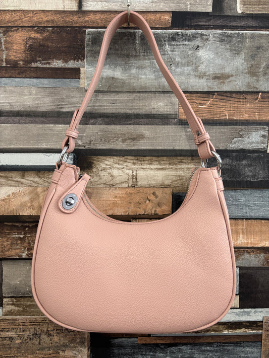Crescent padlock bag