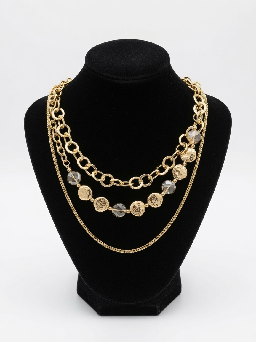 D&X Multi-Layered Necklace