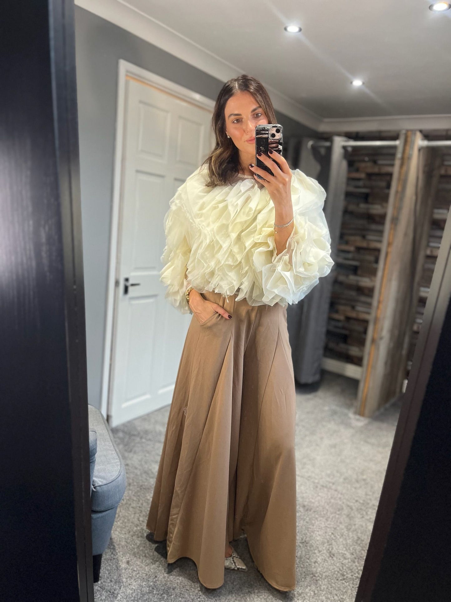 Chloe inspired Ruffle Top