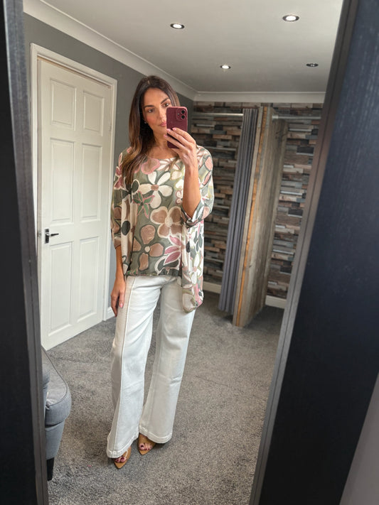 Pattern Tunic Top
