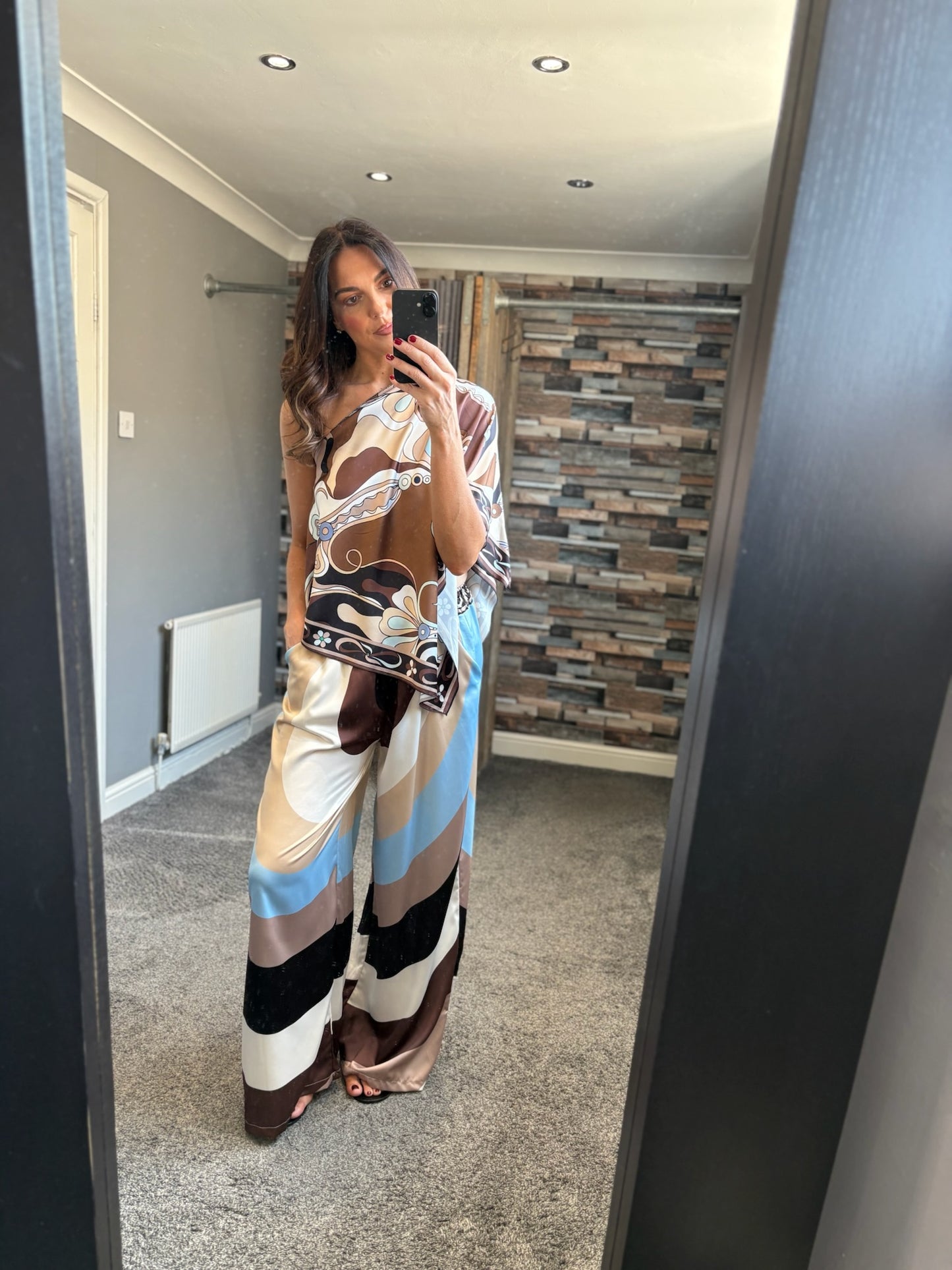 Silky Trouser Coord
