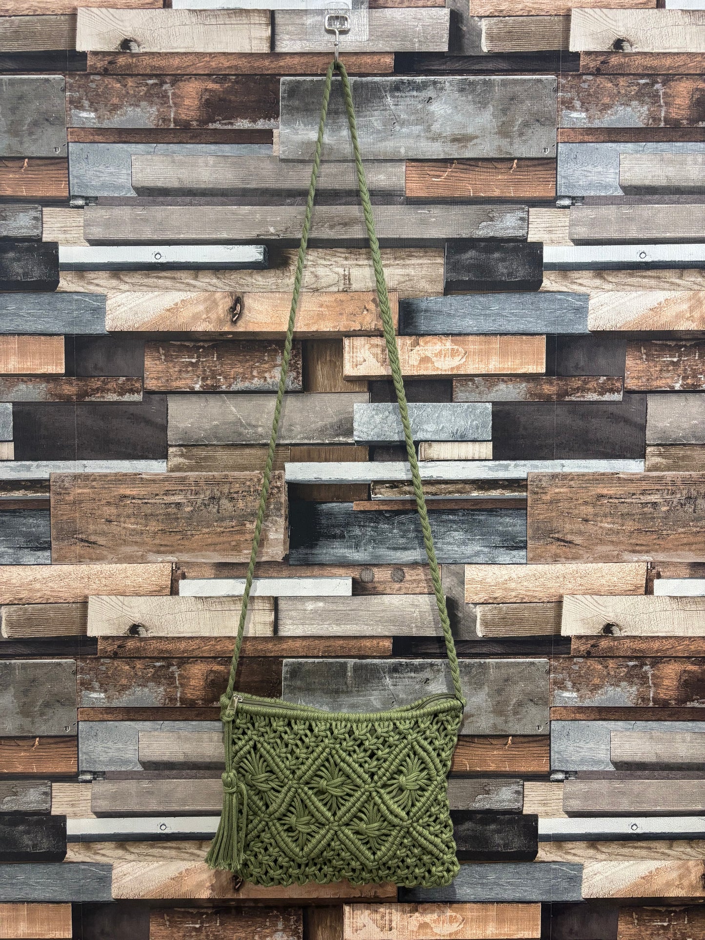 Macrame Crossbody Bag