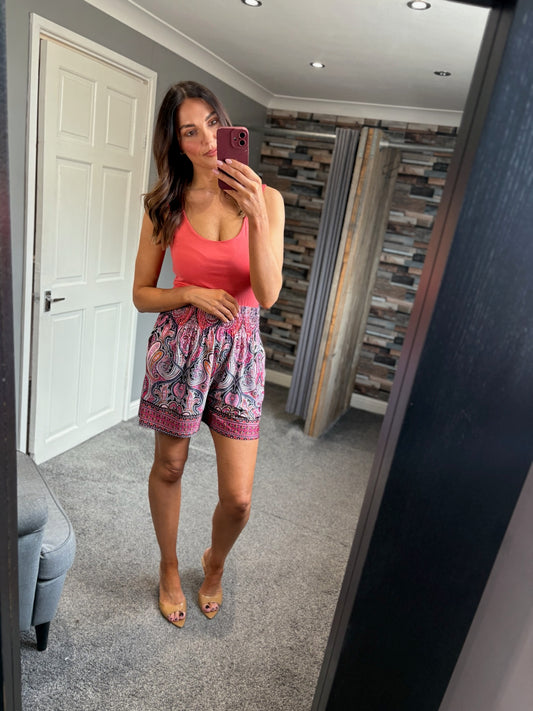 Slinky Shorts - Paisley