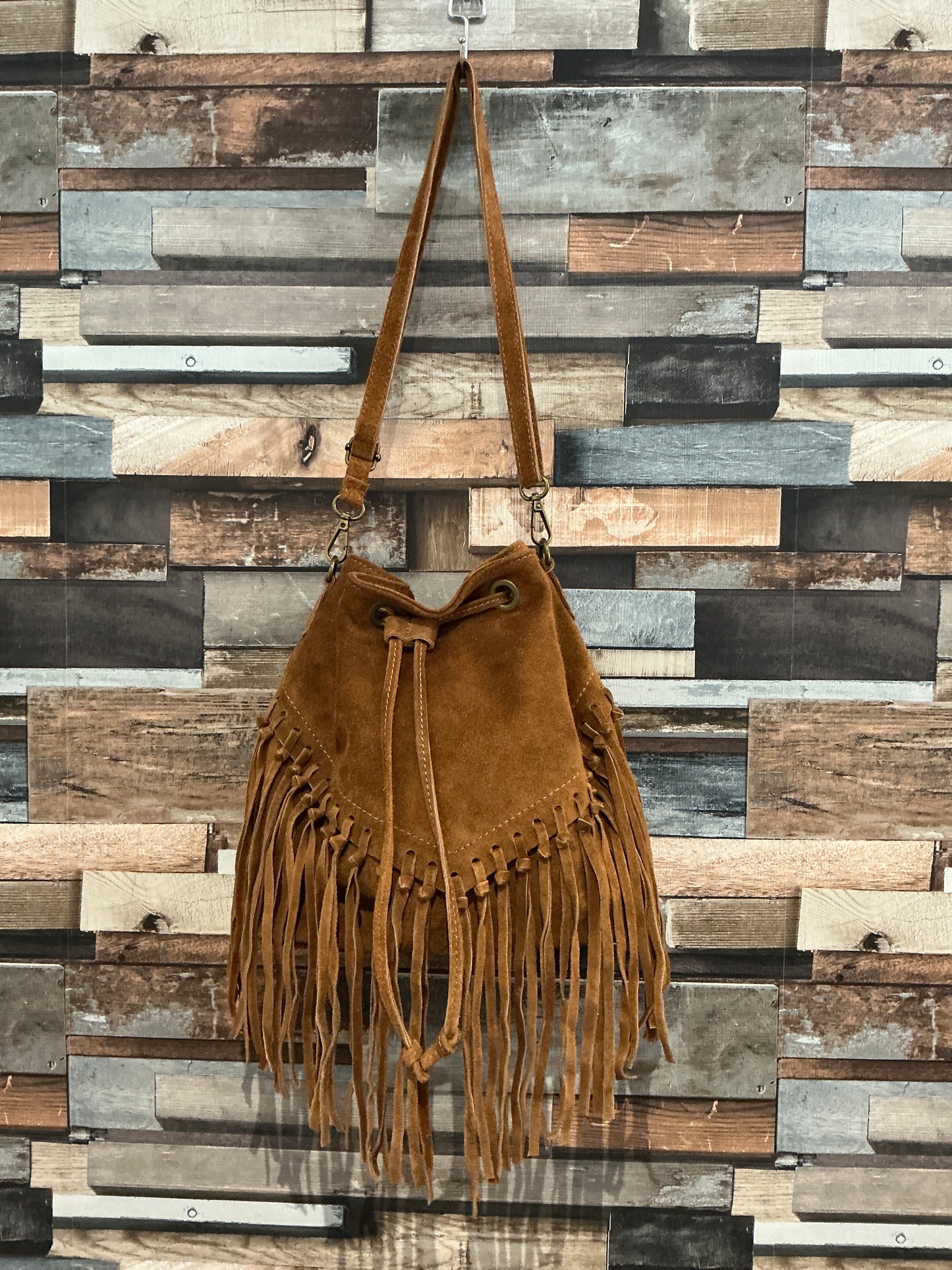 Suede Tassel Bag
