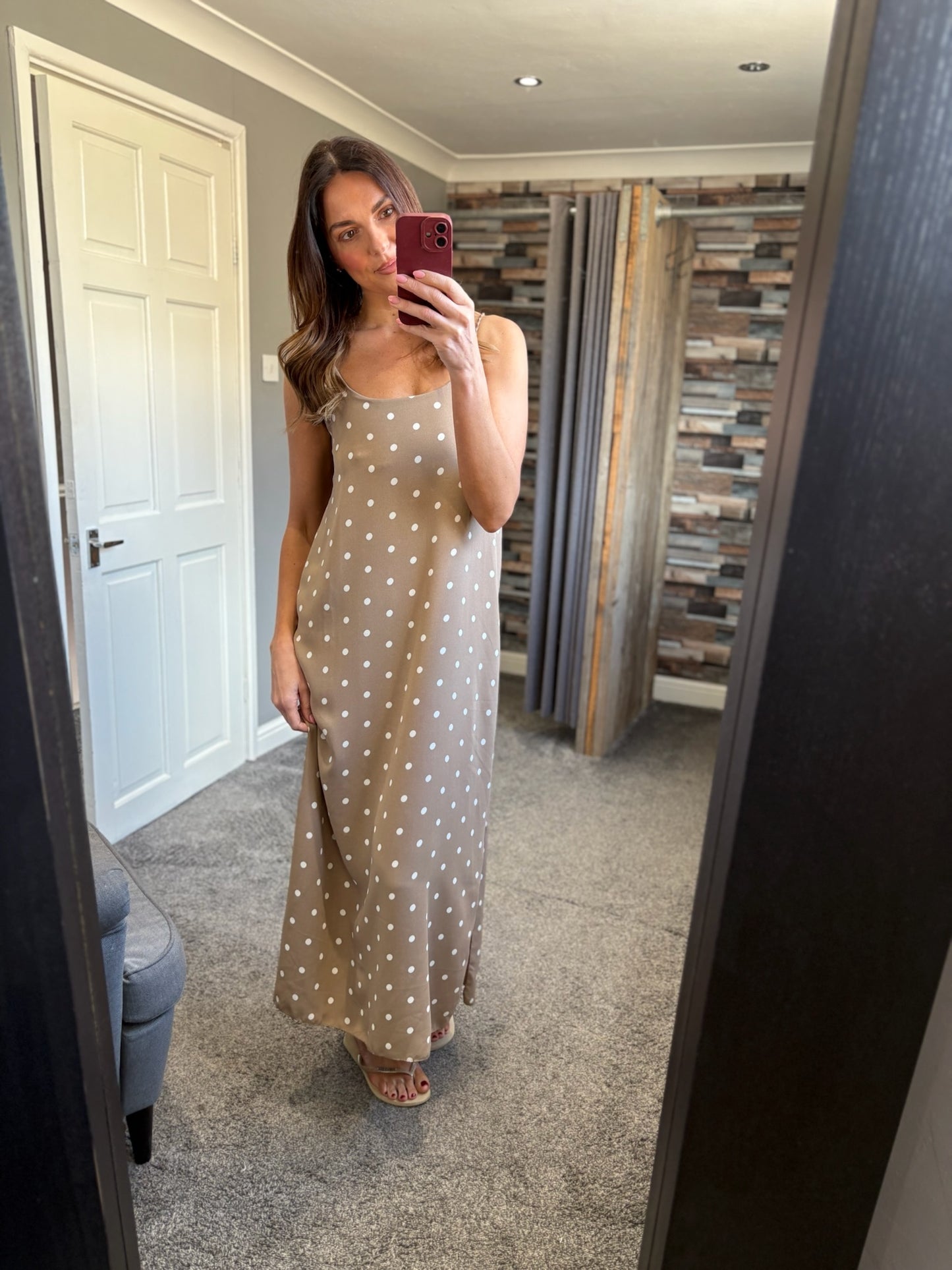 Spotty Slip Dress