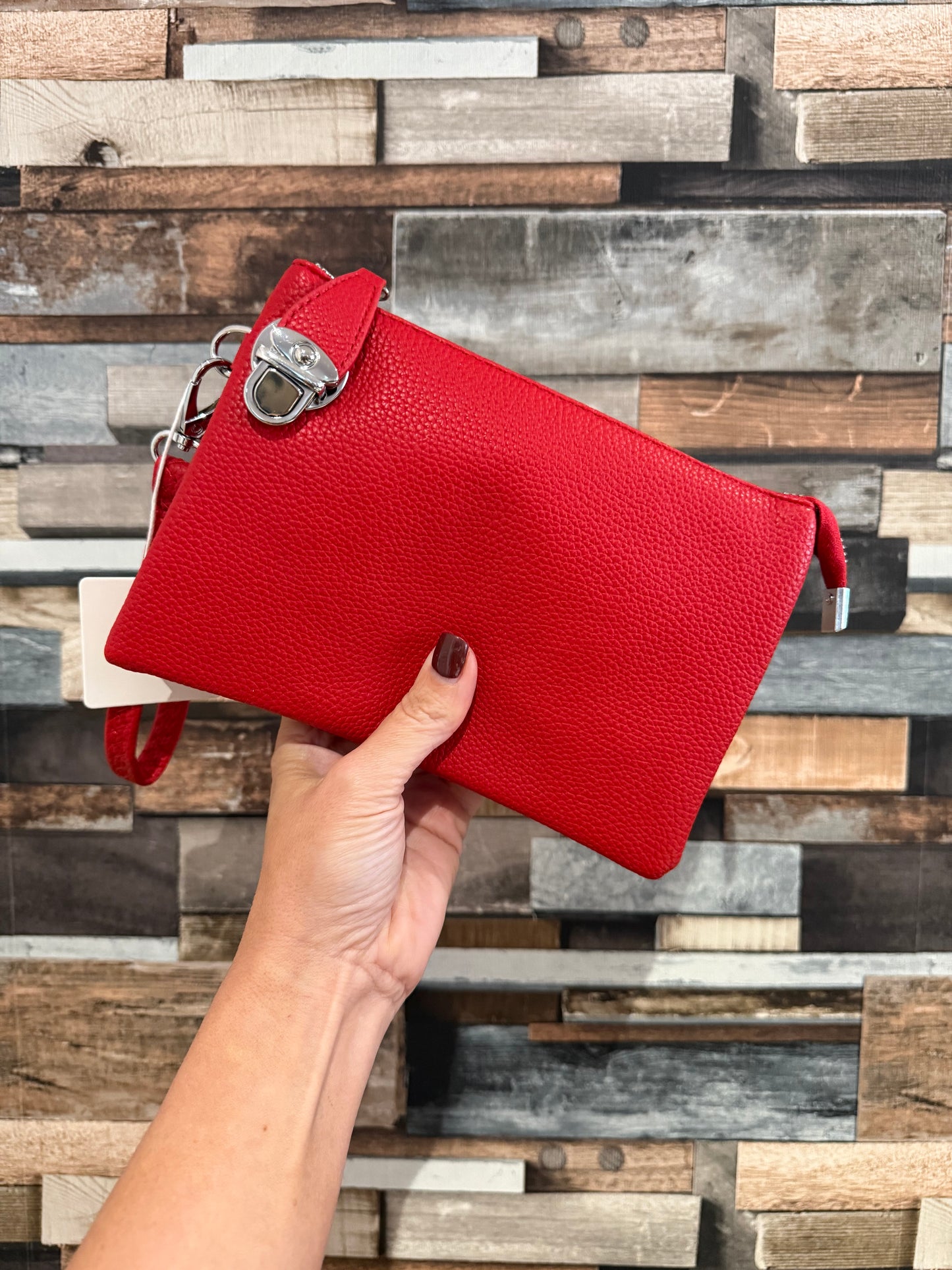 Padlock Crossbody Bag/Wristlet