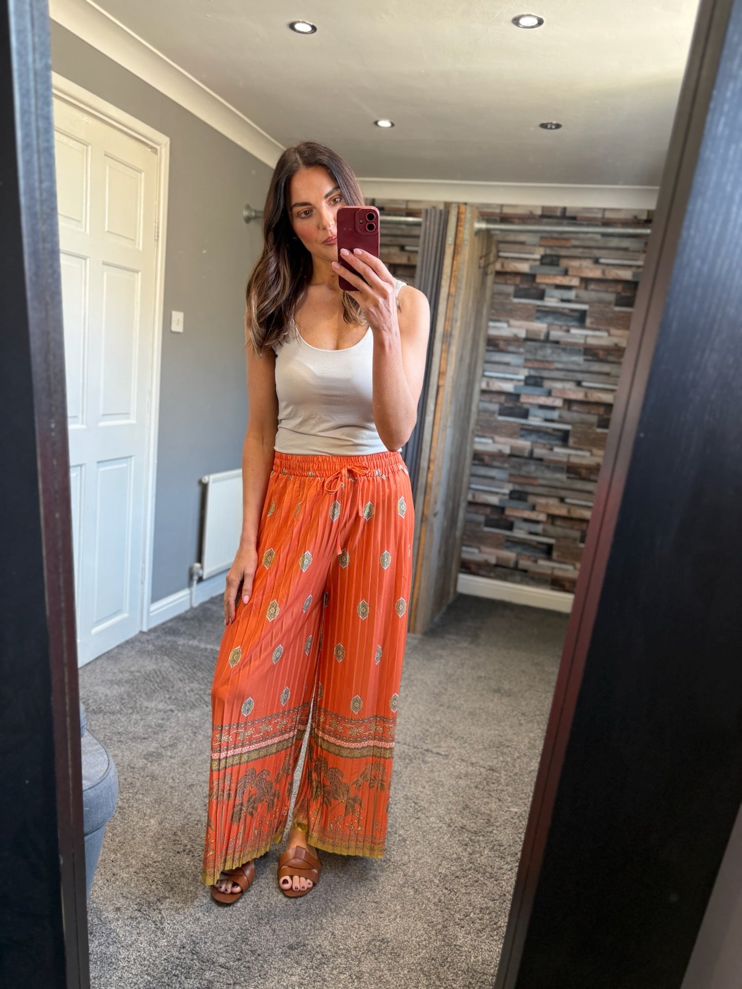 Wide Leg Trousers - Boho