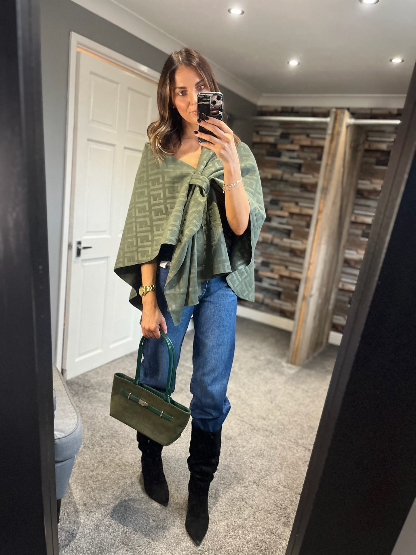 Designer inspired Wrap Cape