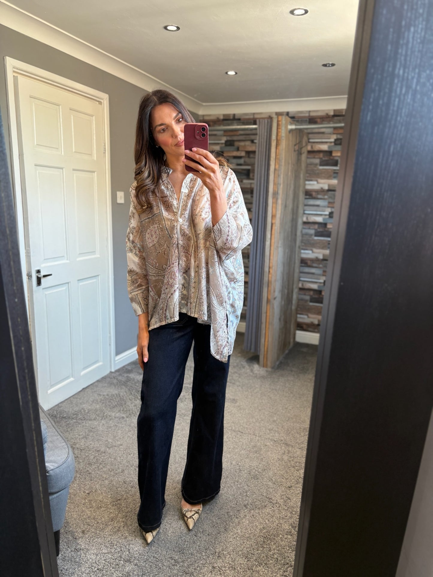 Paisley Batwing Shirt