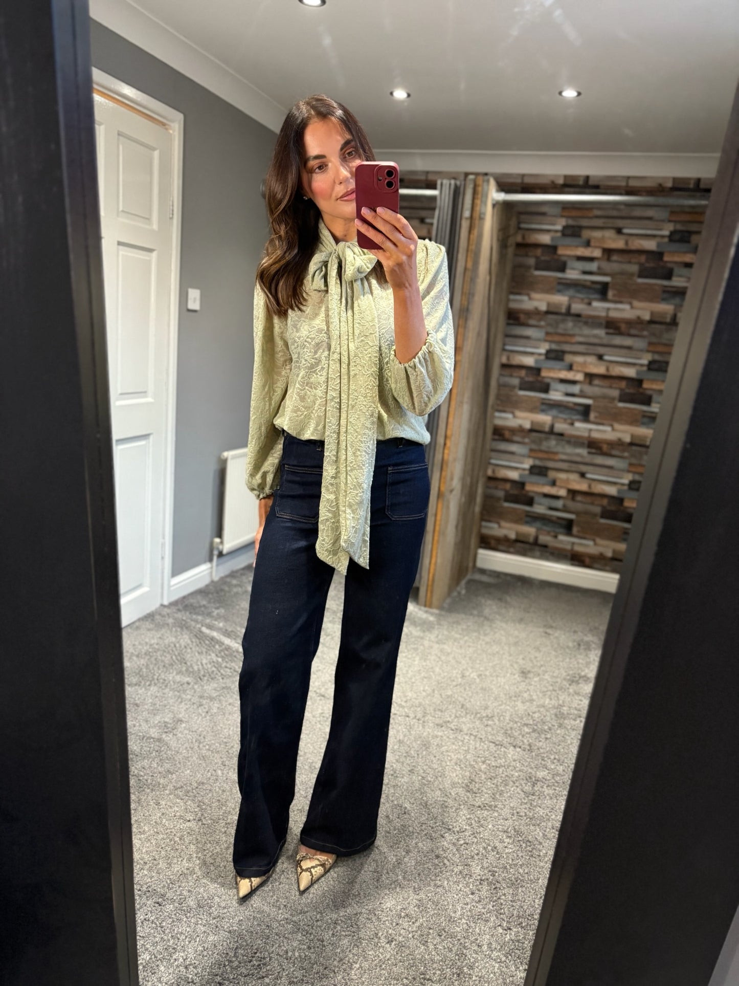 Lace Pussybow Blouse