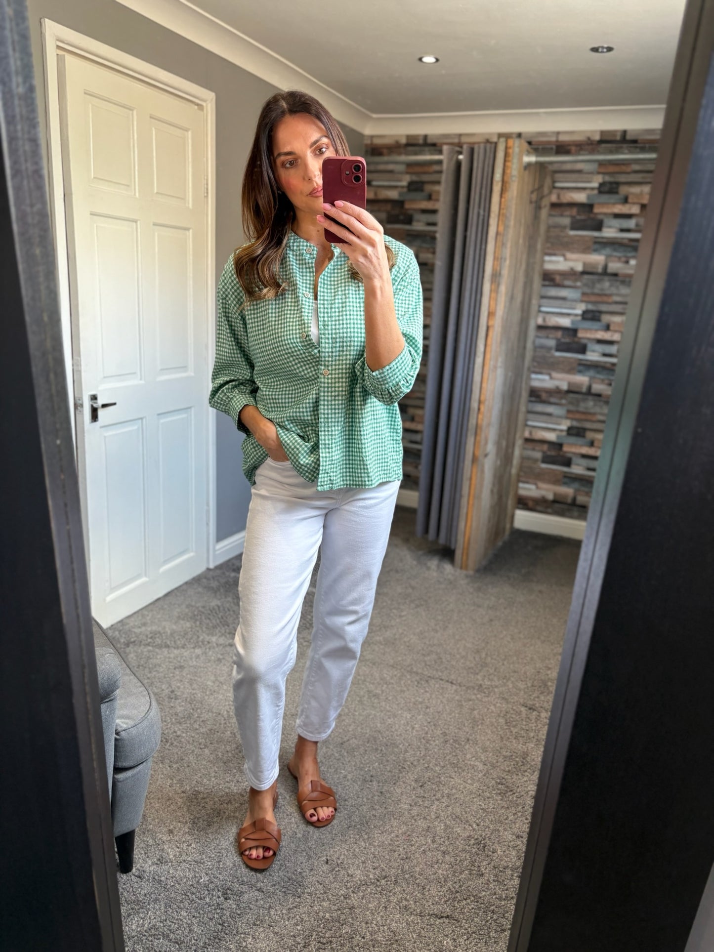 Gingham Blouse