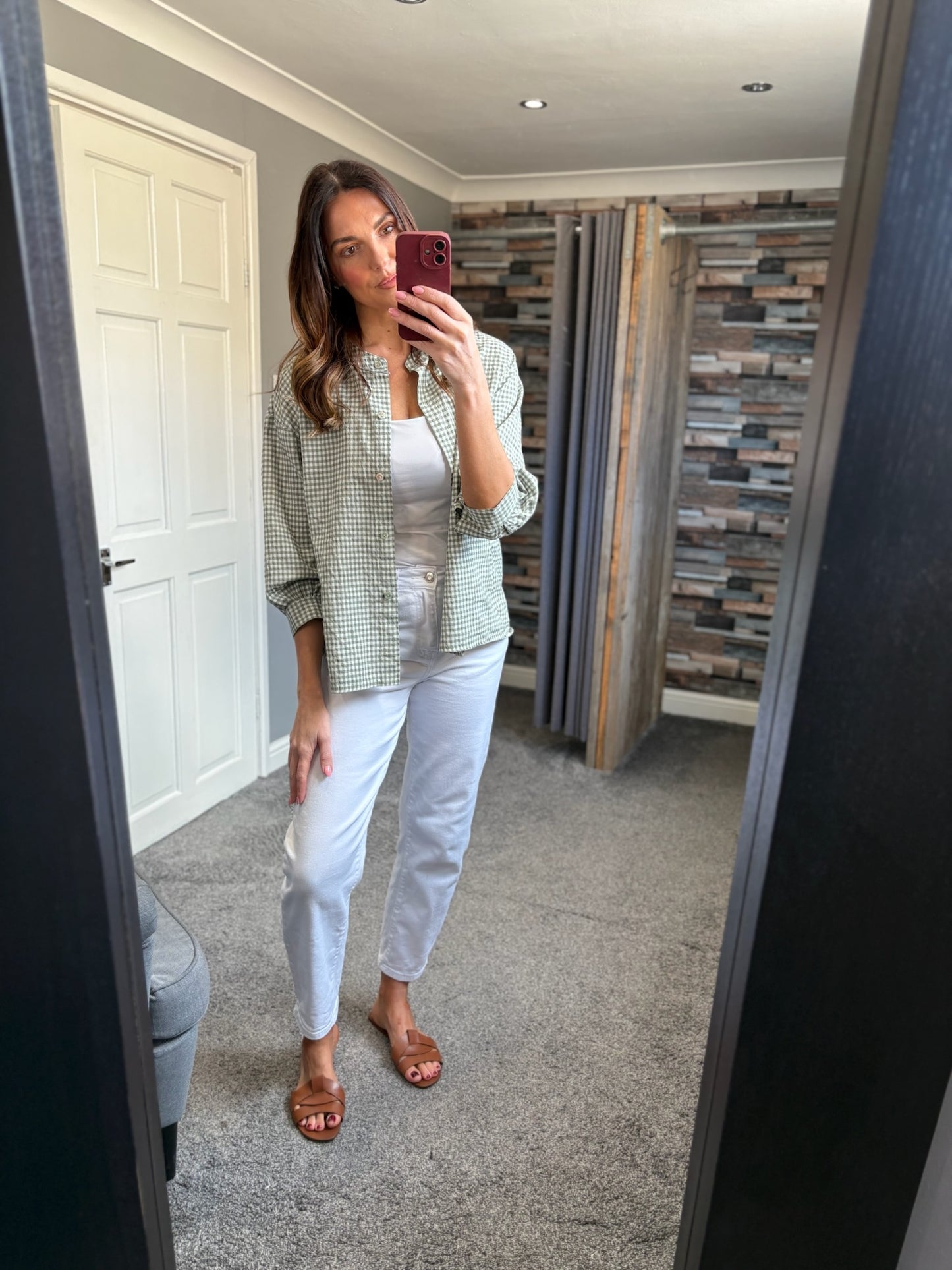 Gingham Blouse