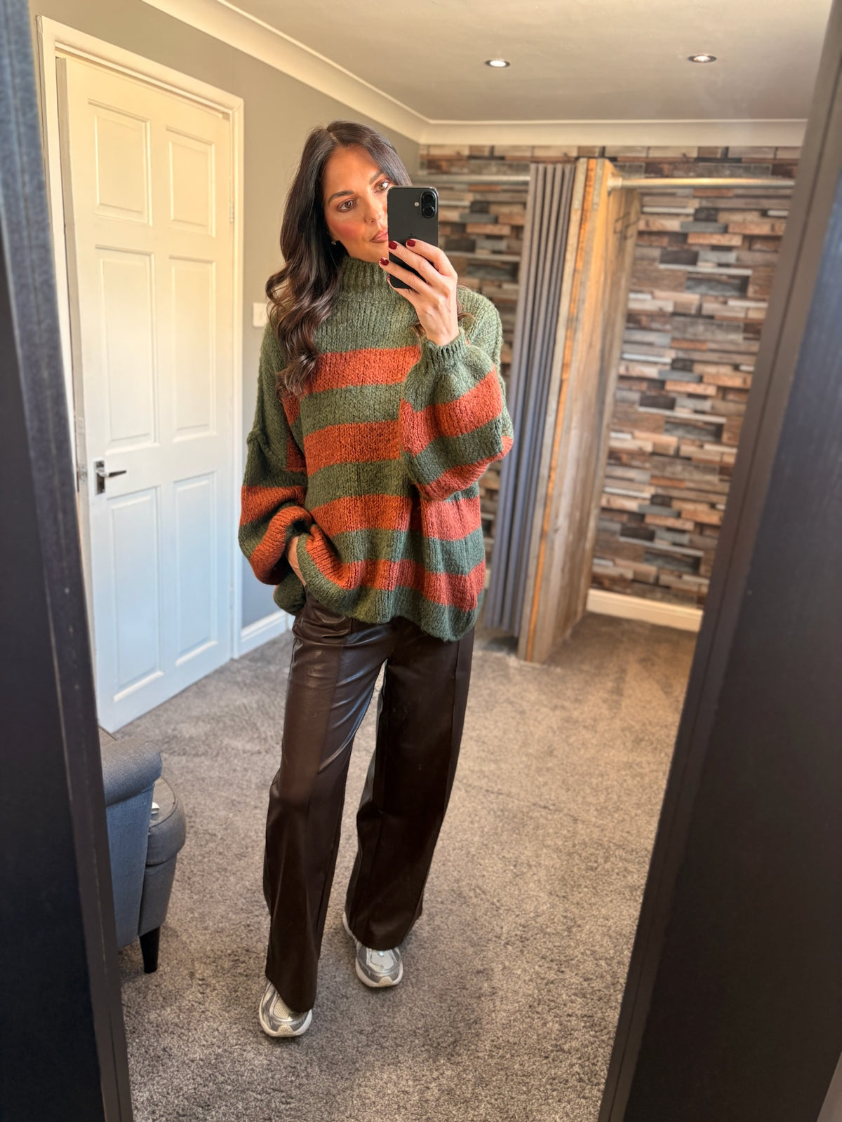 Stripe Chunky Jumper