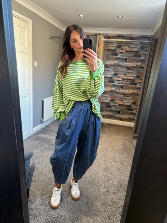 Stripe Slub Sweater
