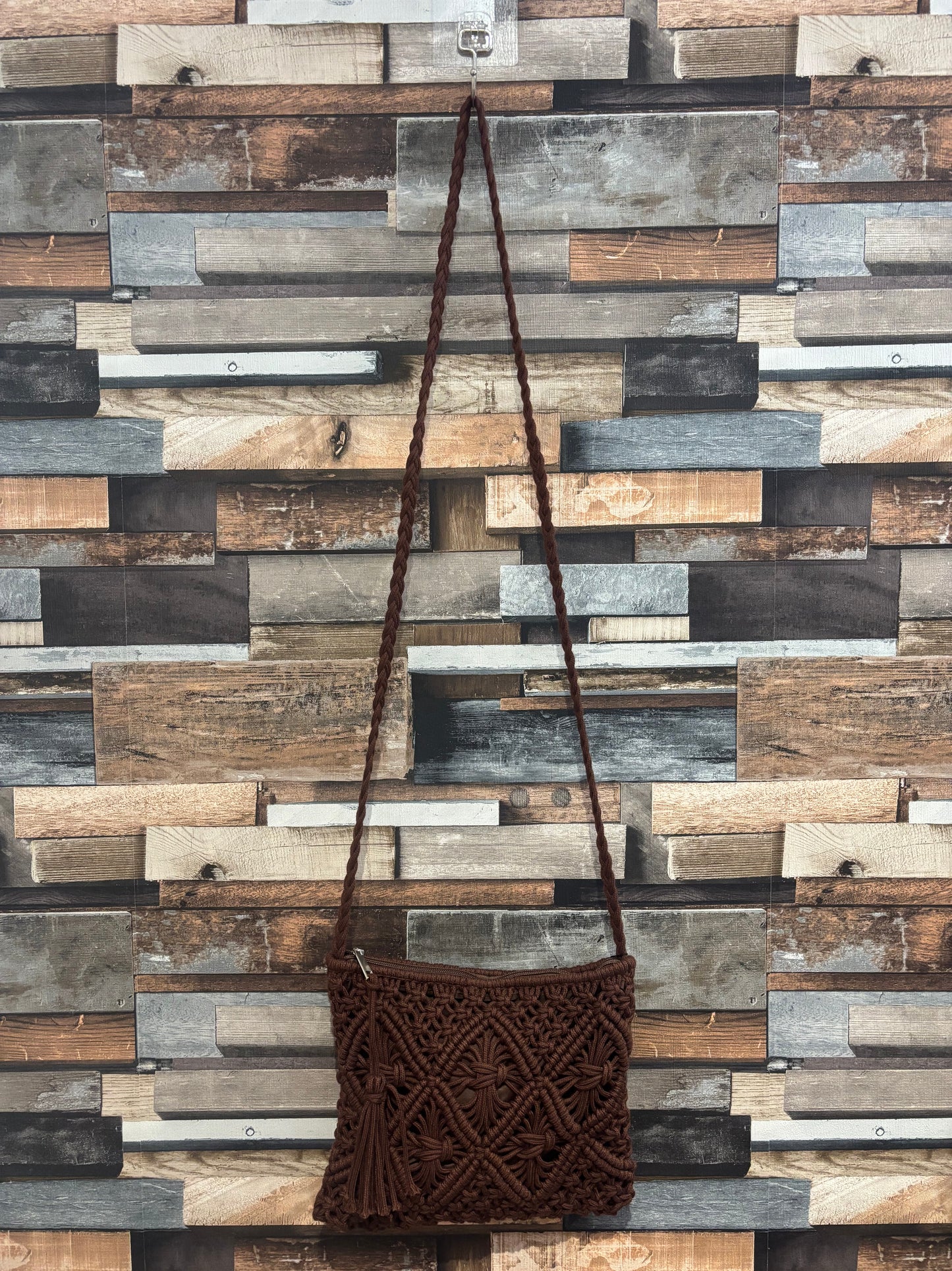 Macrame Crossbody Bag