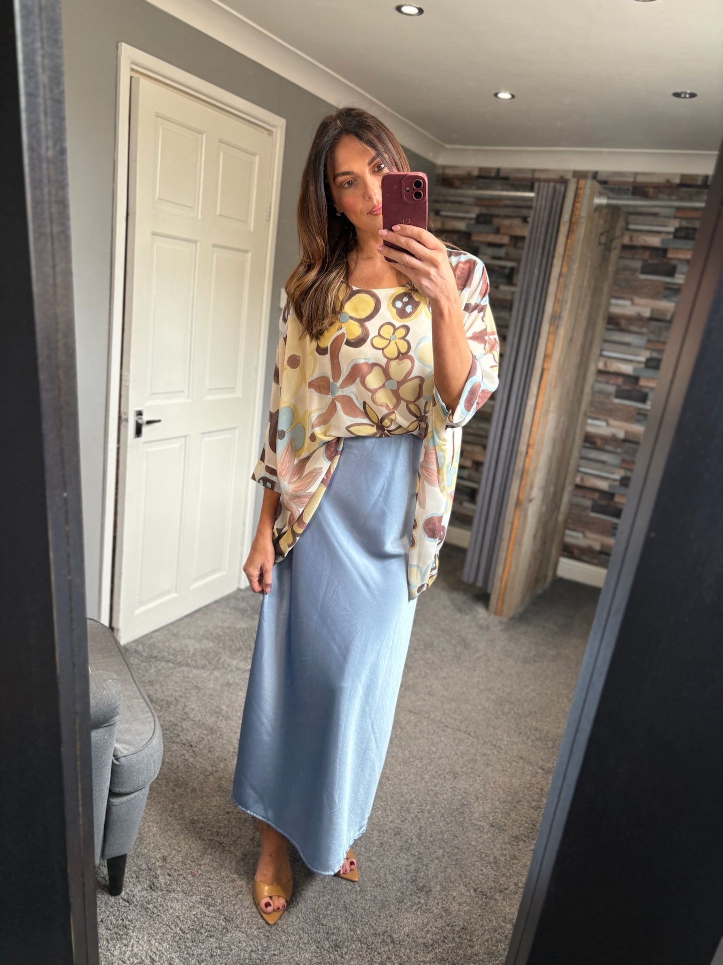 Summer Satin Skirt