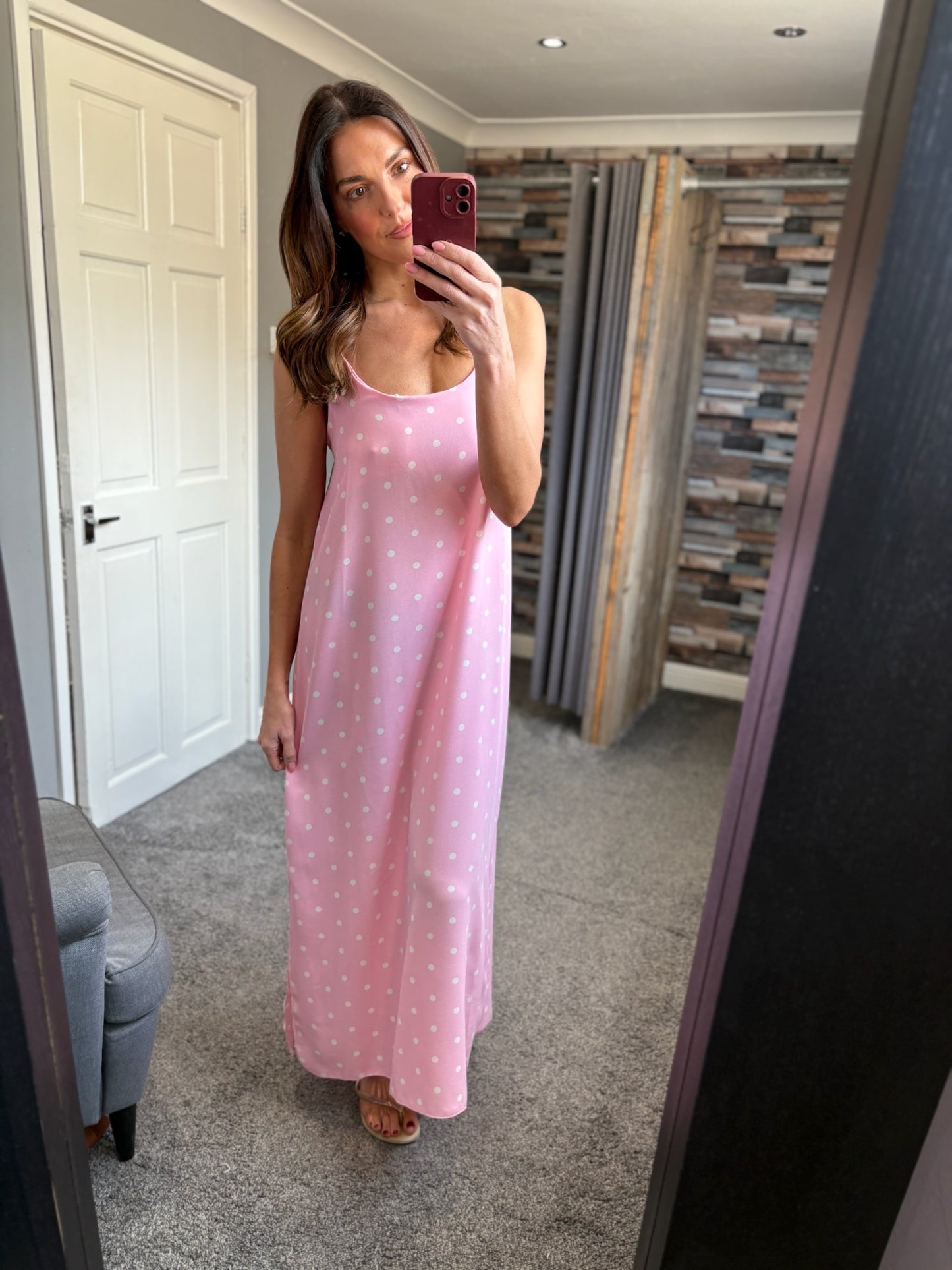 Spotty Slip Dress
