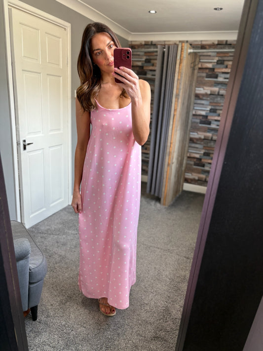 Spotty Slip Dress