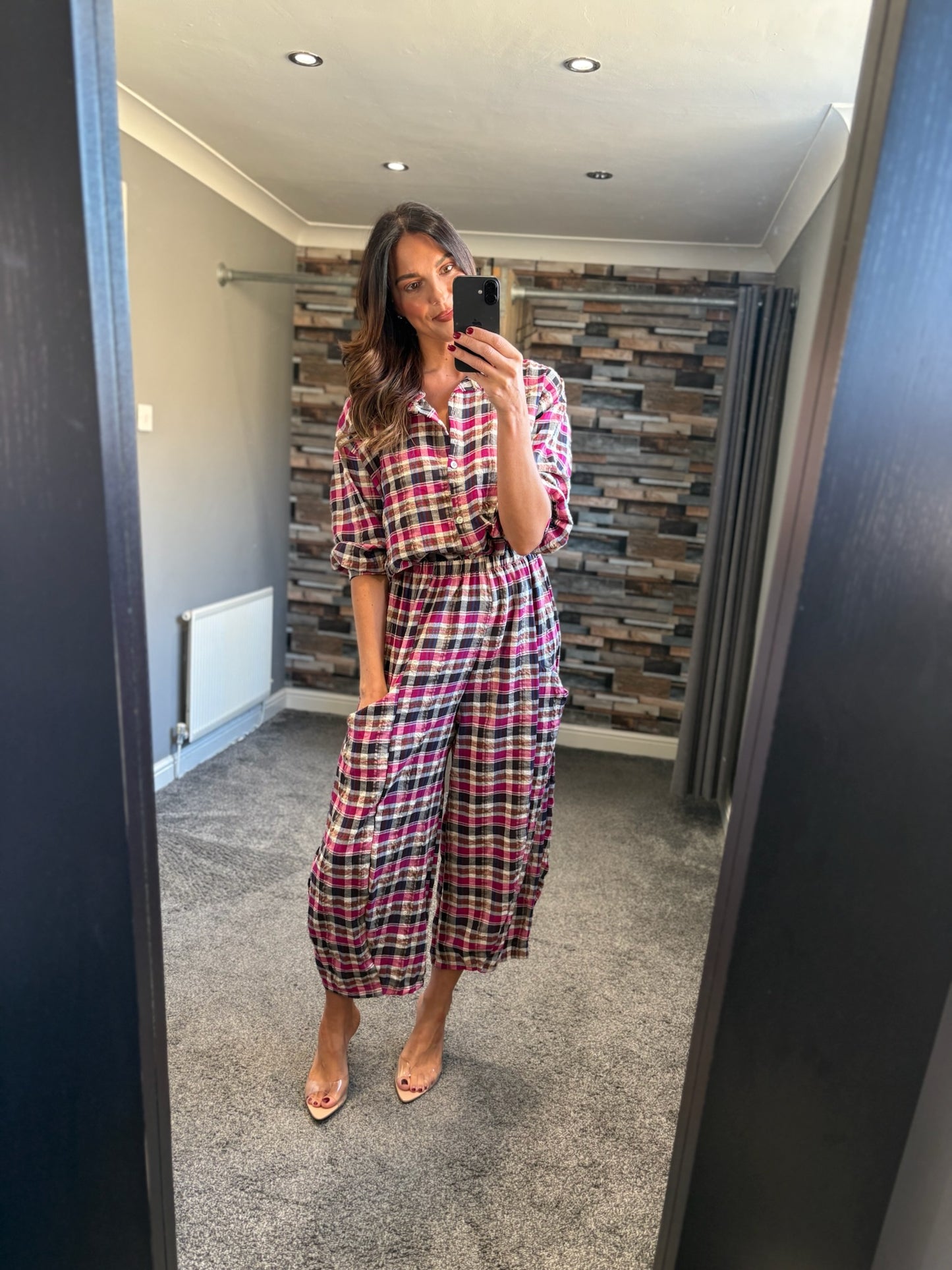Autumn Gingham Trousers