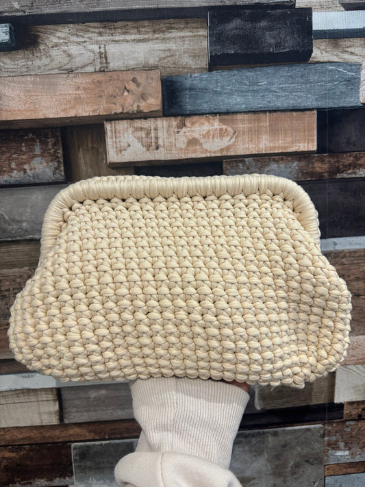Woven Clutch Bag