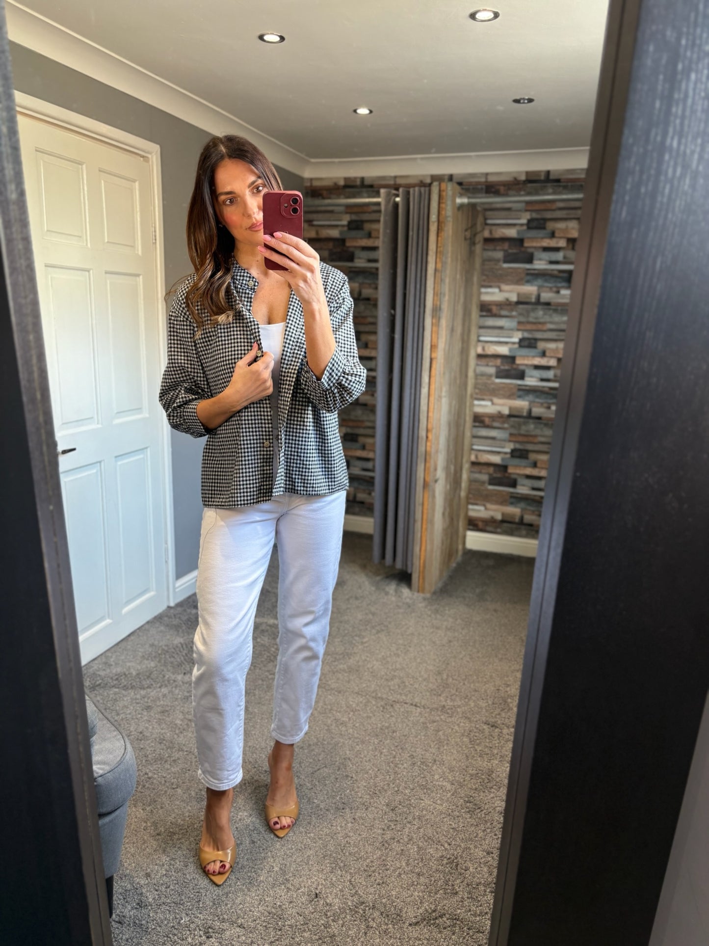 Gingham Blouse