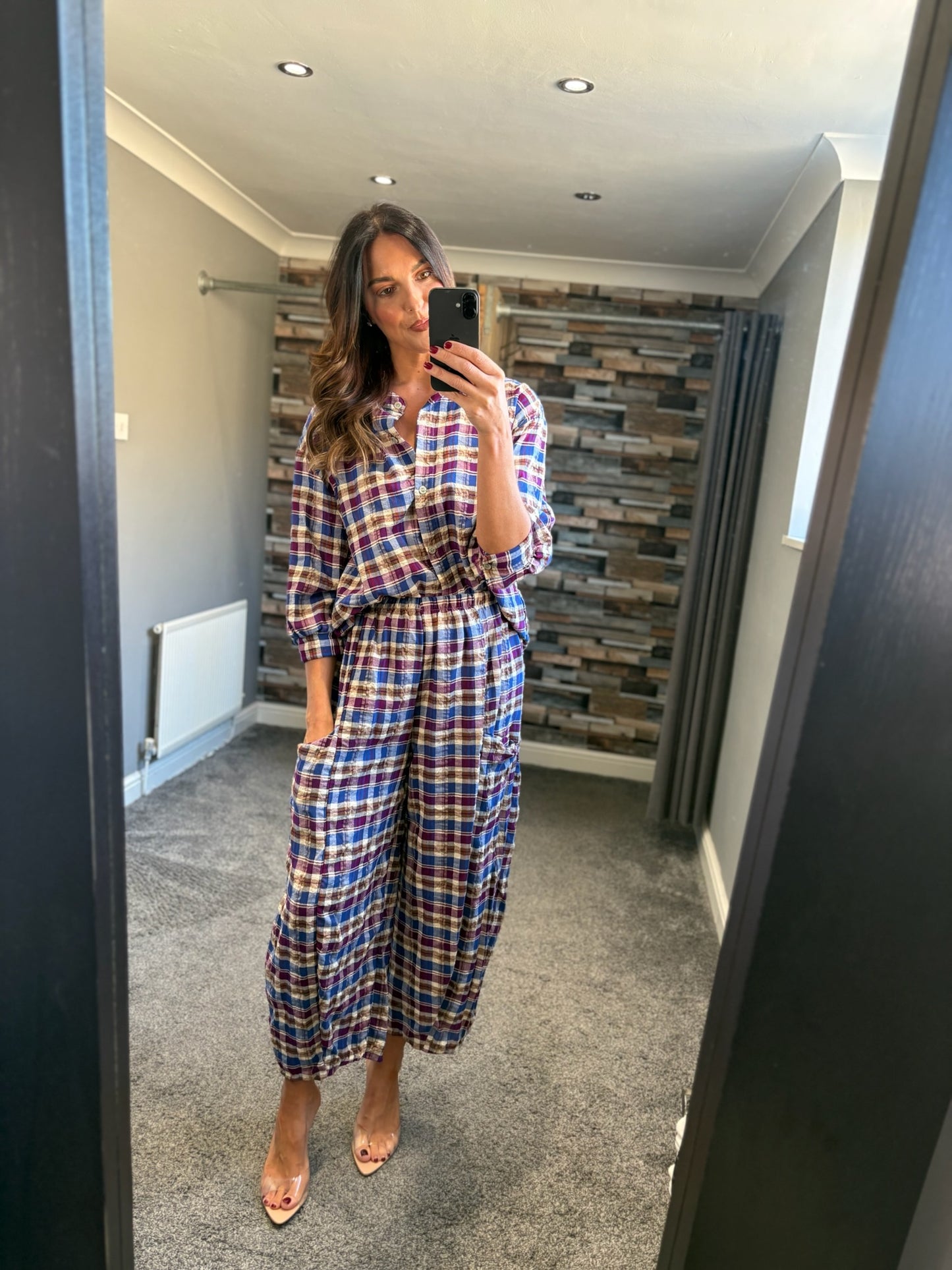 Autumn Gingham Trousers