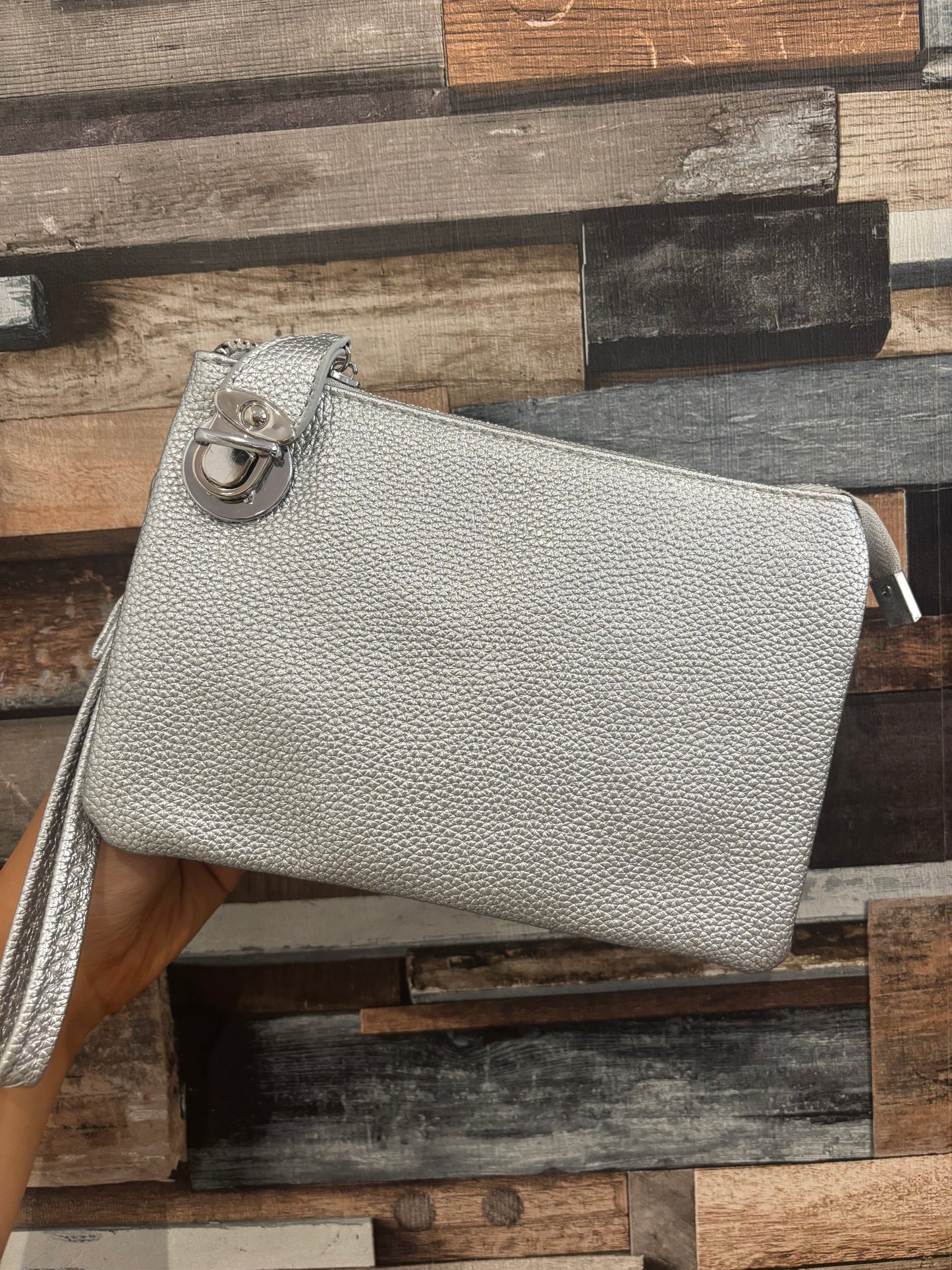 Padlock Crossbody Bag/Wristlet