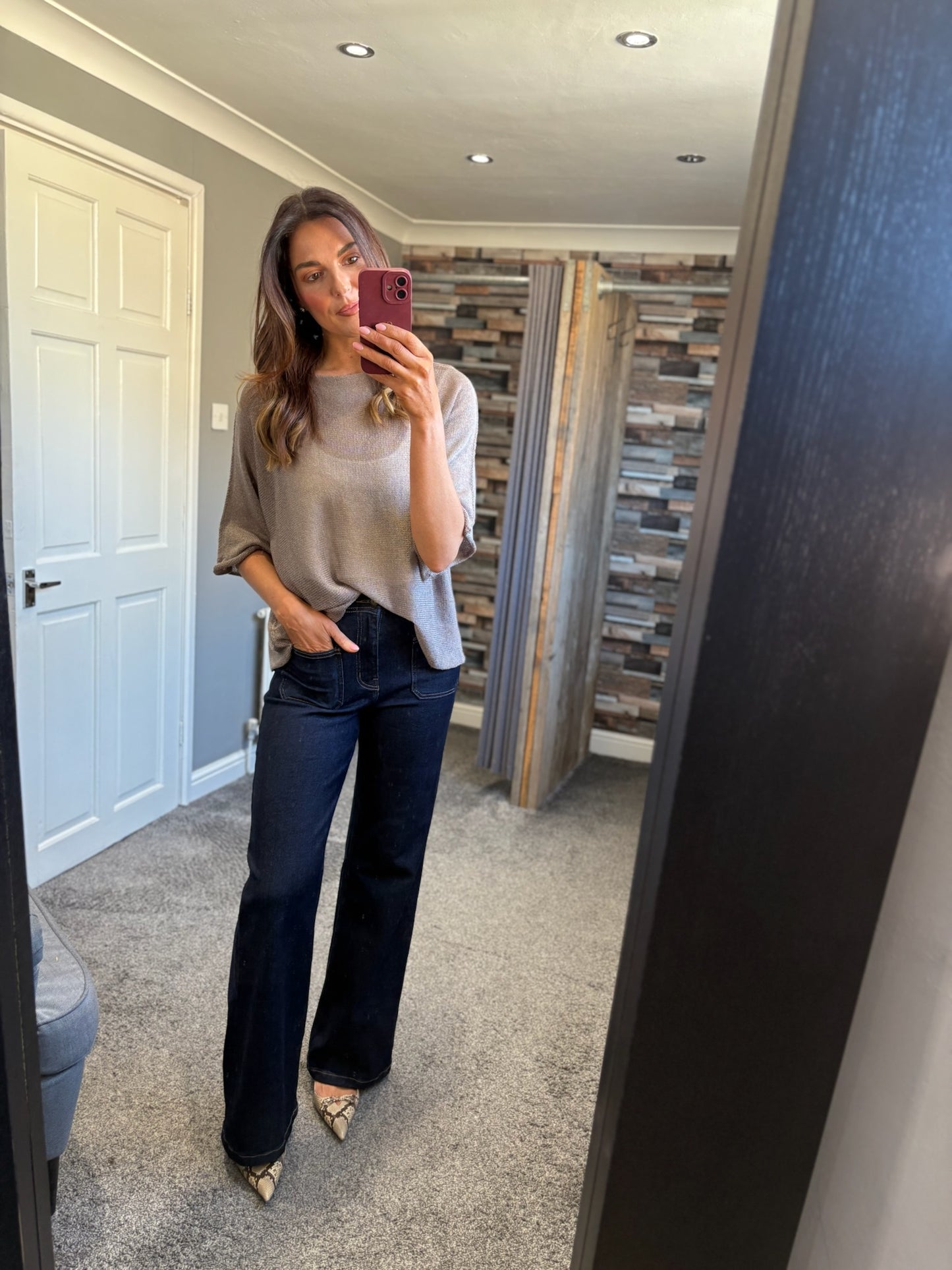 Fine Knit Drape Top