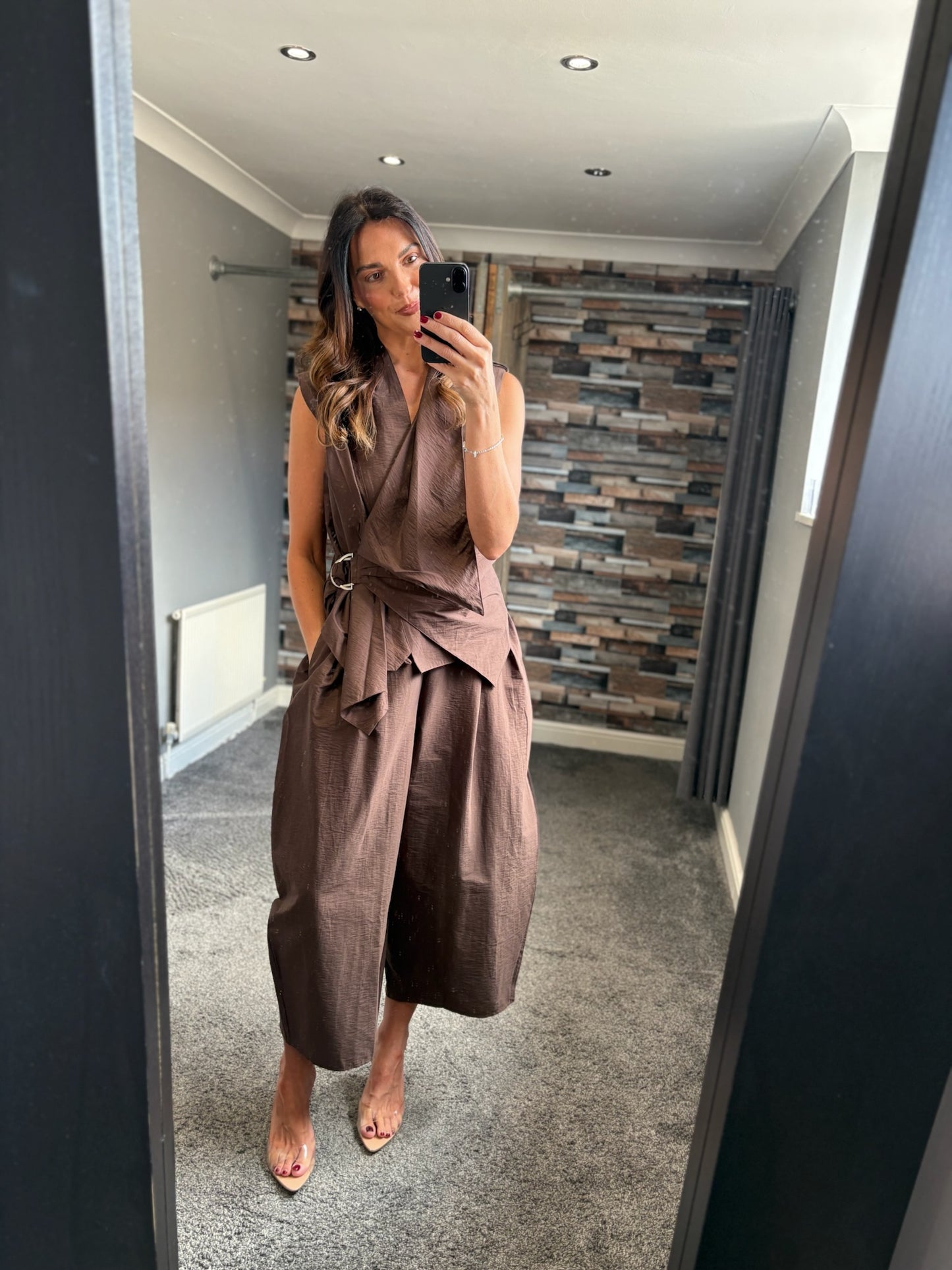 Structured Waistcoat & Barrel Trousers Coord