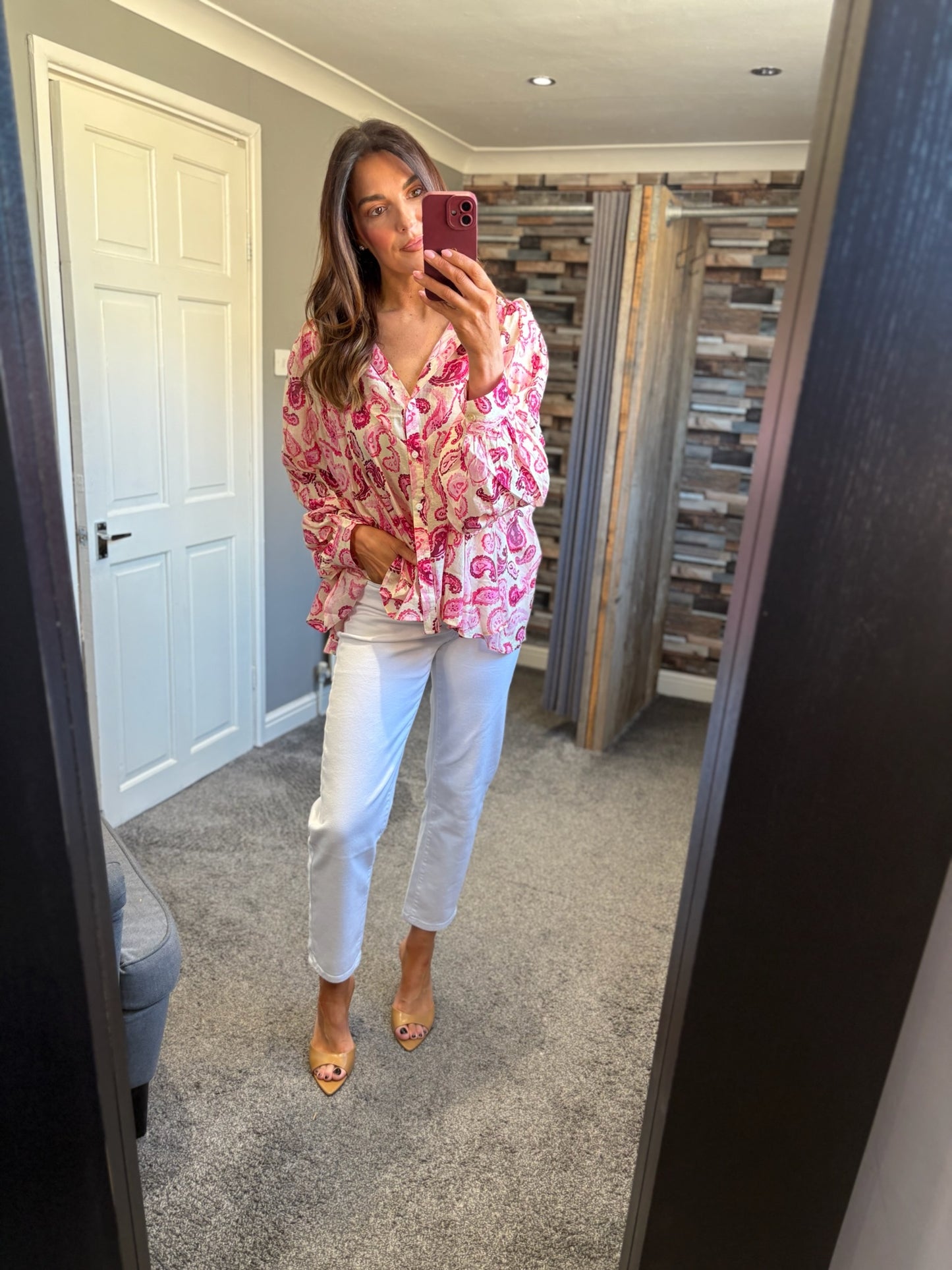 Pattern Flowy Shirt