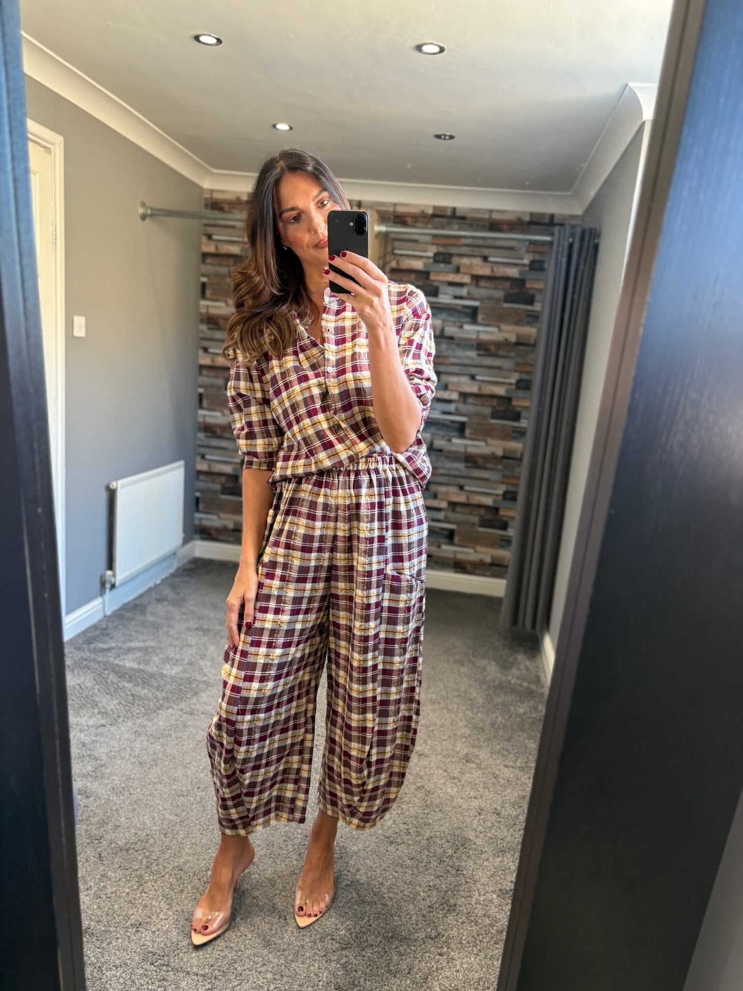 Autumn Gingham Trousers