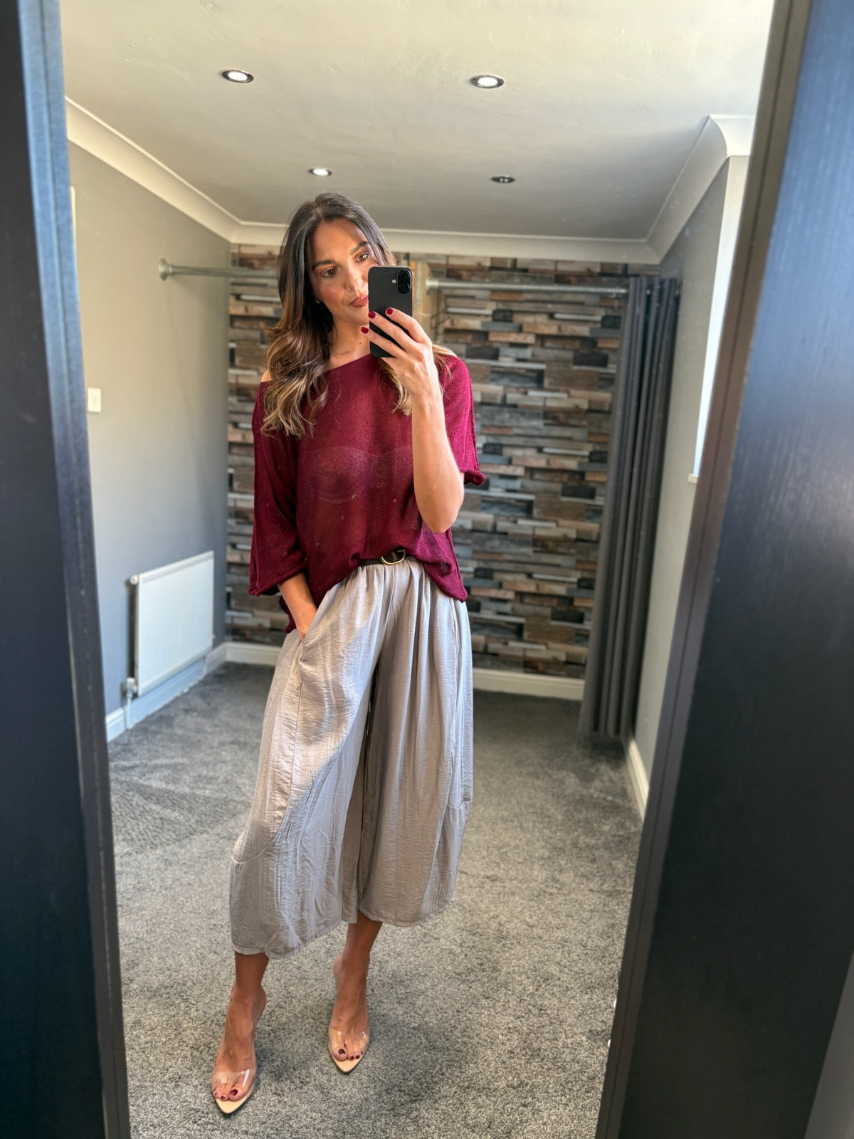 Fine Knit Drape Top